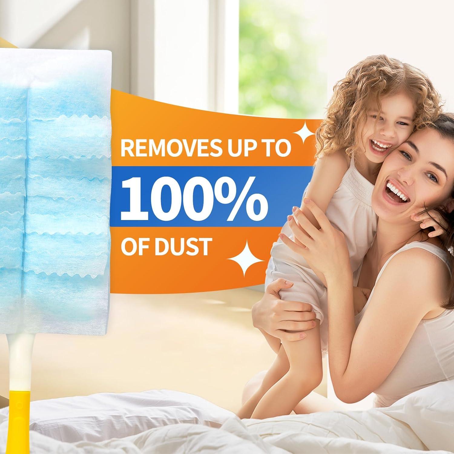 60 Recargas Plumero Electrostático Senowi Microfibra 0.68kg