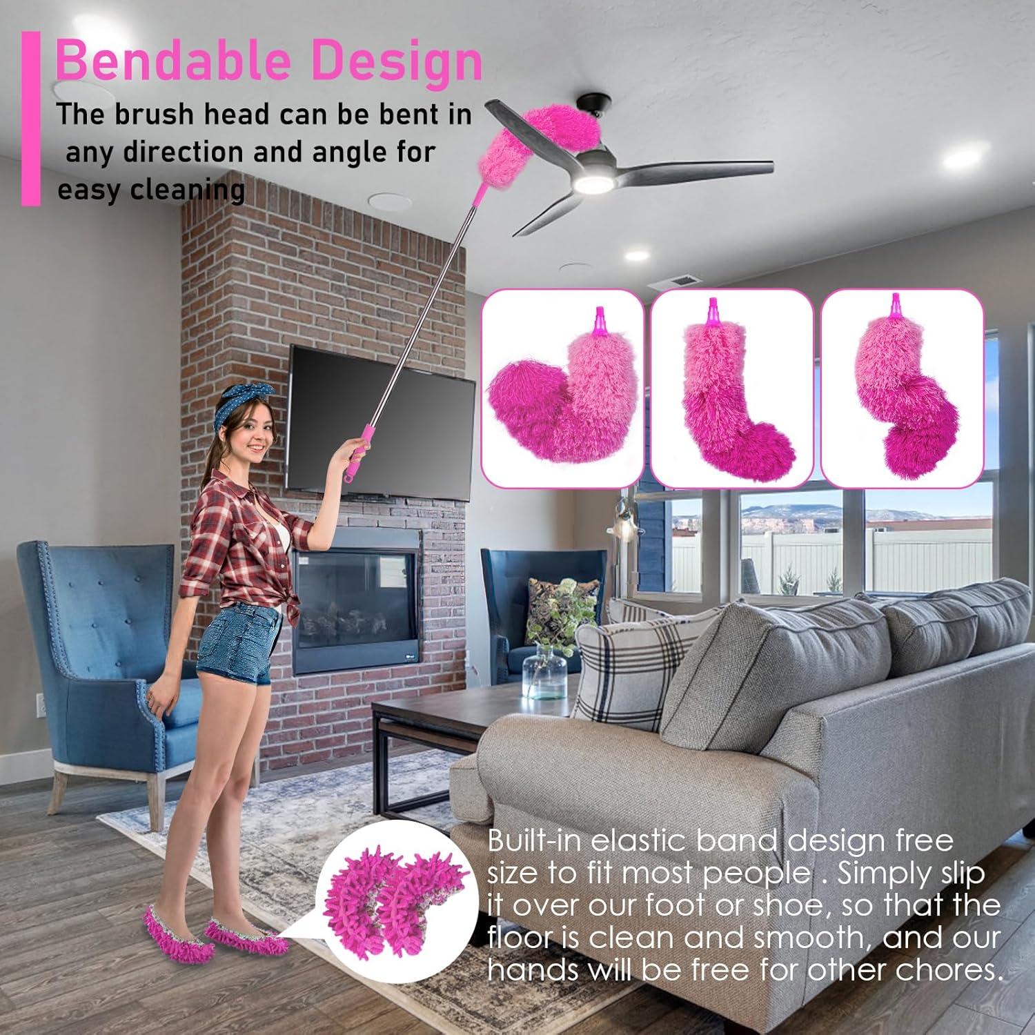 Kit de Limpieza ThinkLearn 14PCS con Polo Extensible 254cm