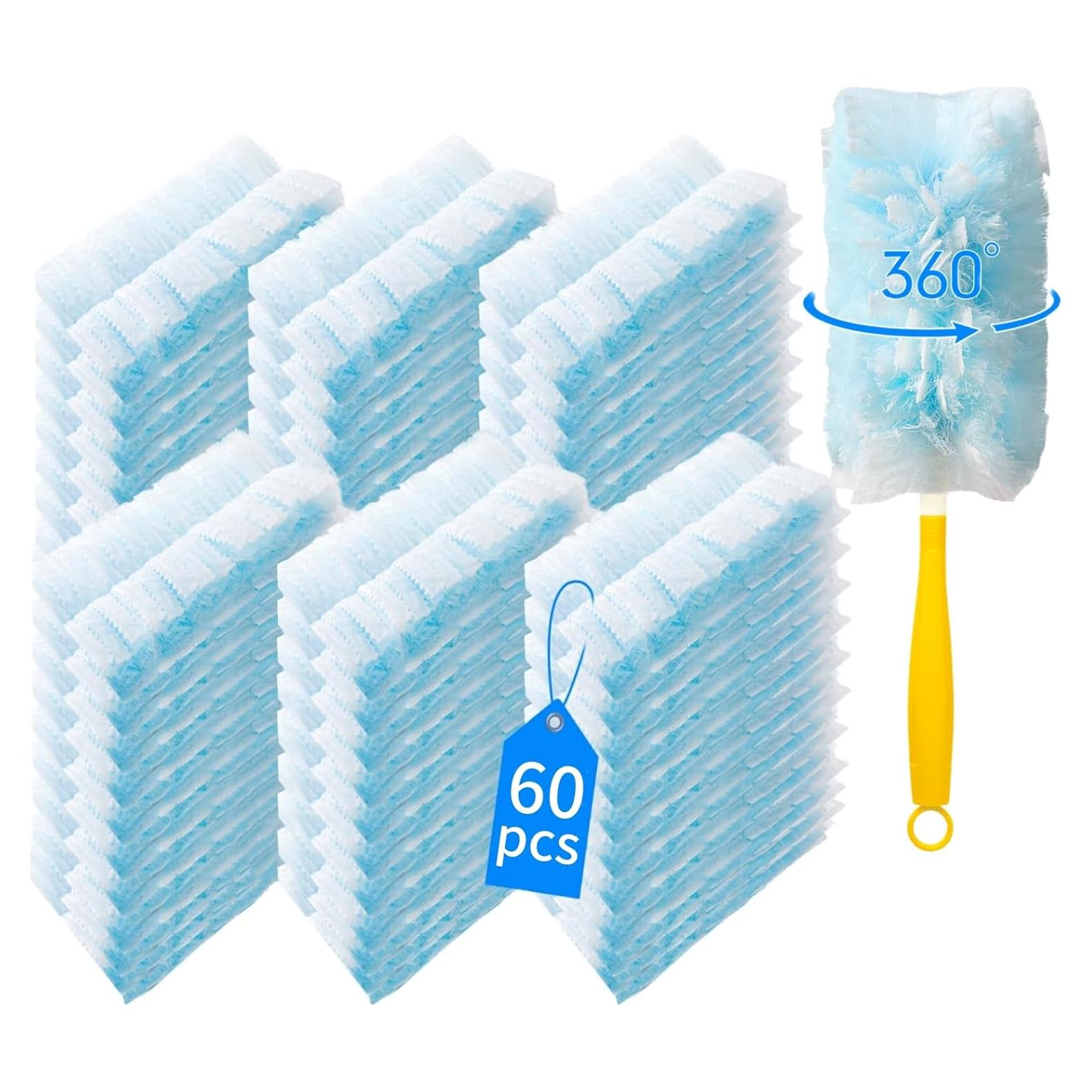 60 Recargas Plumero Electrostático Senowi + Mango Corto