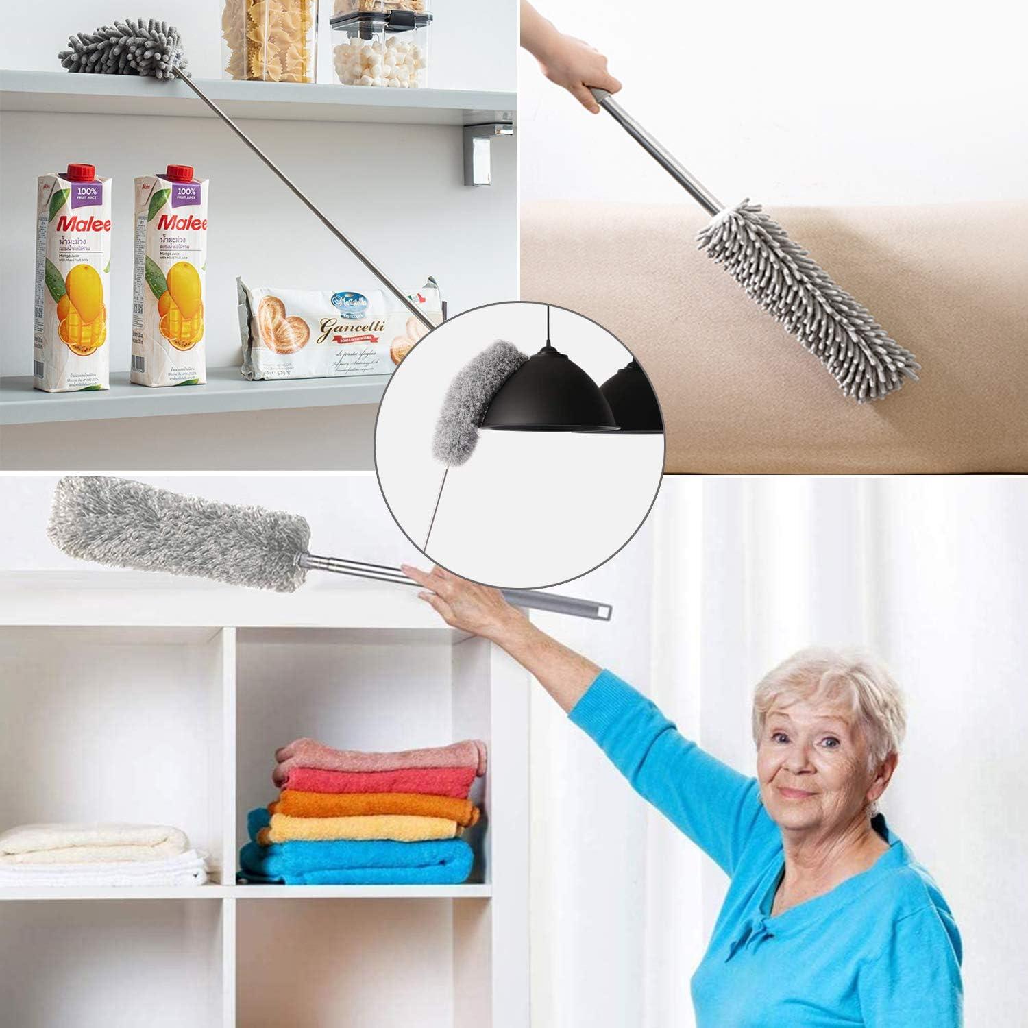 Duster Telescópico MIZIKUSON 254 cm Microfibra Flexible Lavable