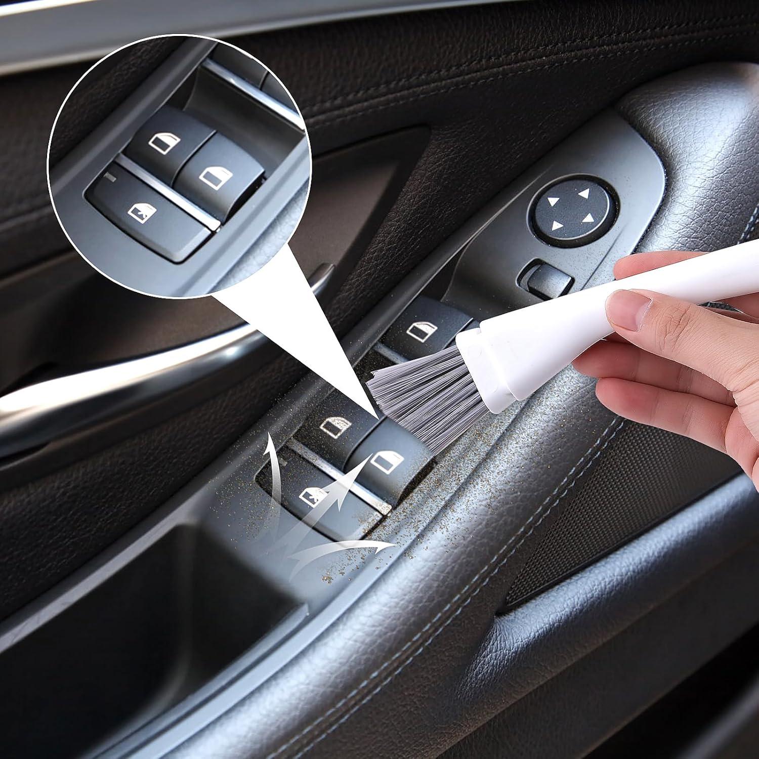 Mini Escoba y Recogedor TIESOME para Limpieza de Grietas