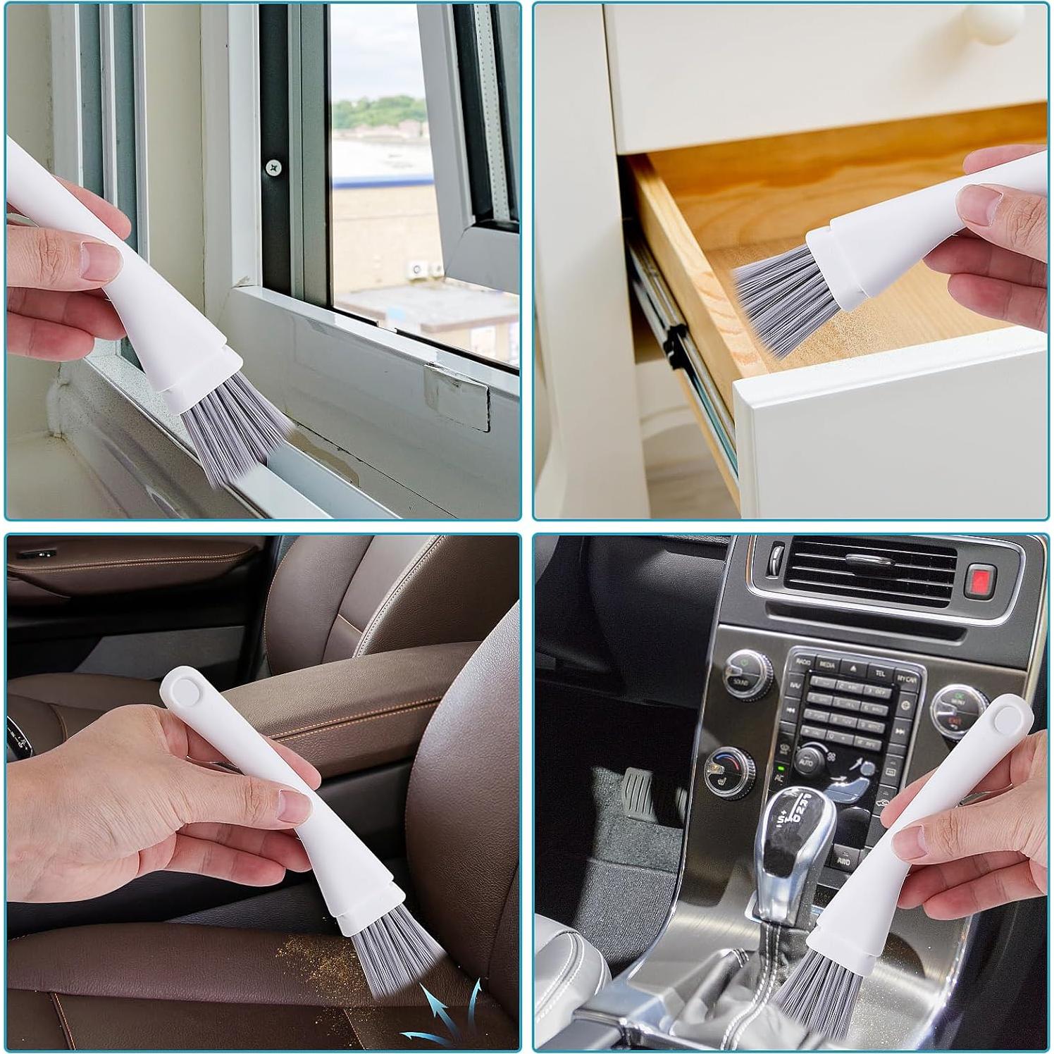 Mini Escoba y Recogedor TIESOME para Limpieza de Grietas