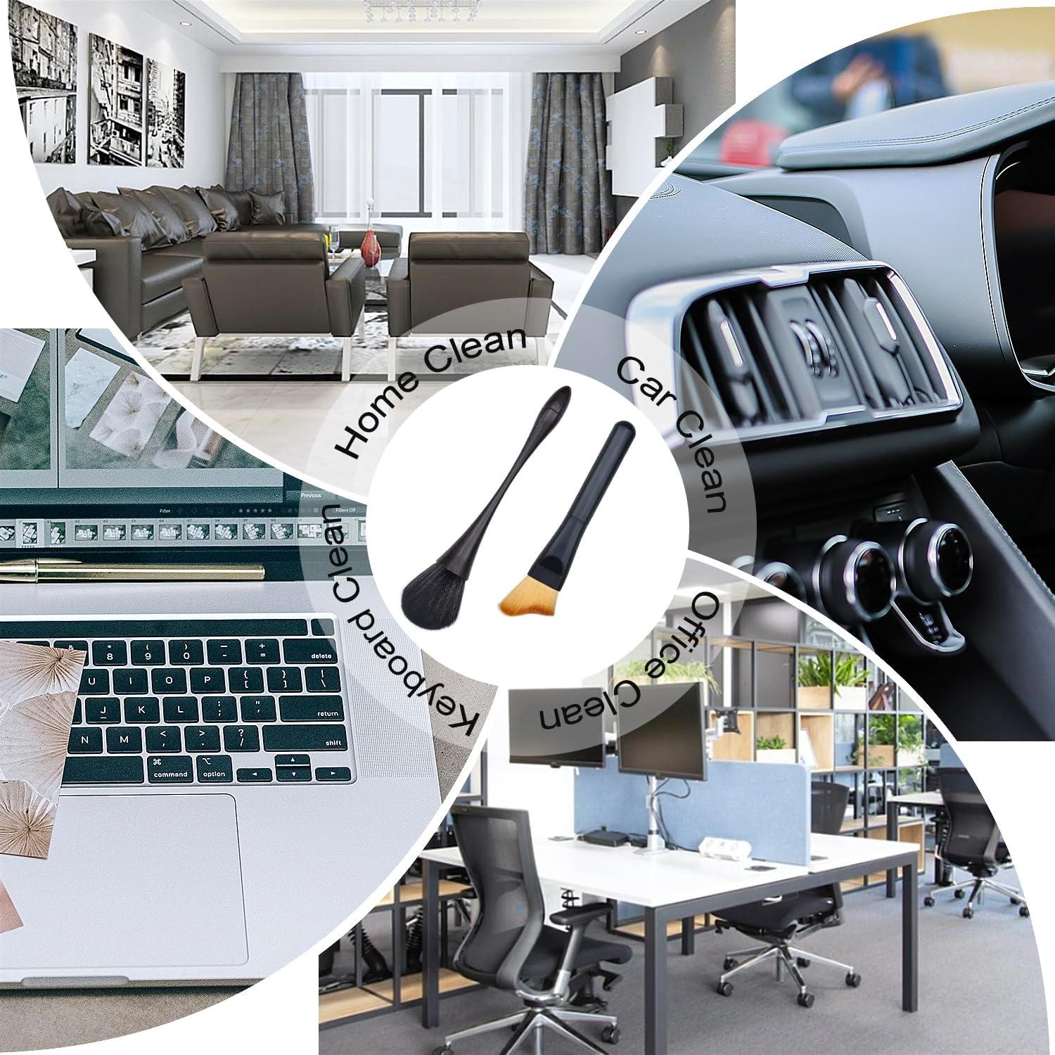 Kit de Cepillos de Polvo BAIDOON - 2 Unidades, Limpieza Fina