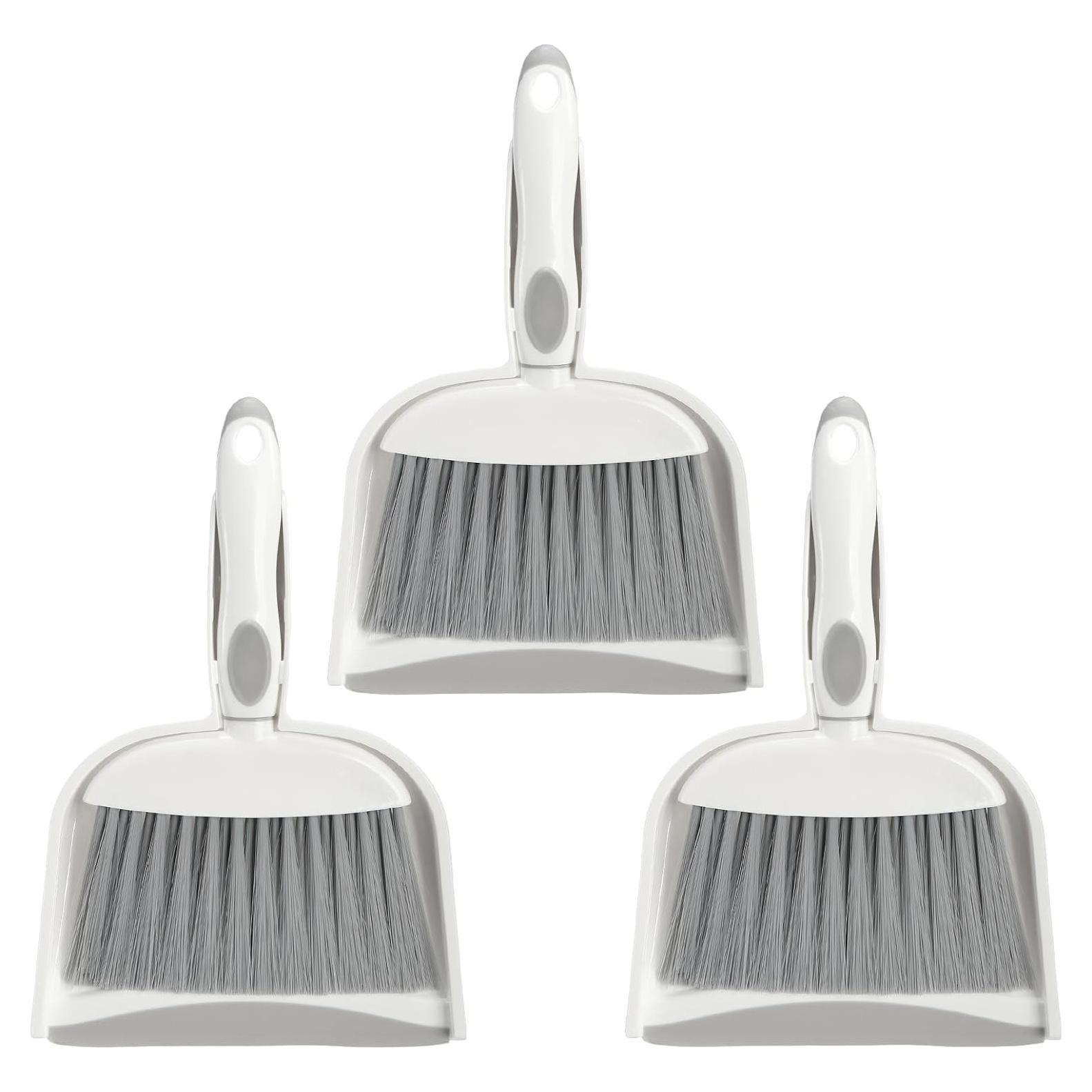 Juego de Mini Escoba y Recogedor Frcctre 3 Piezas Gris