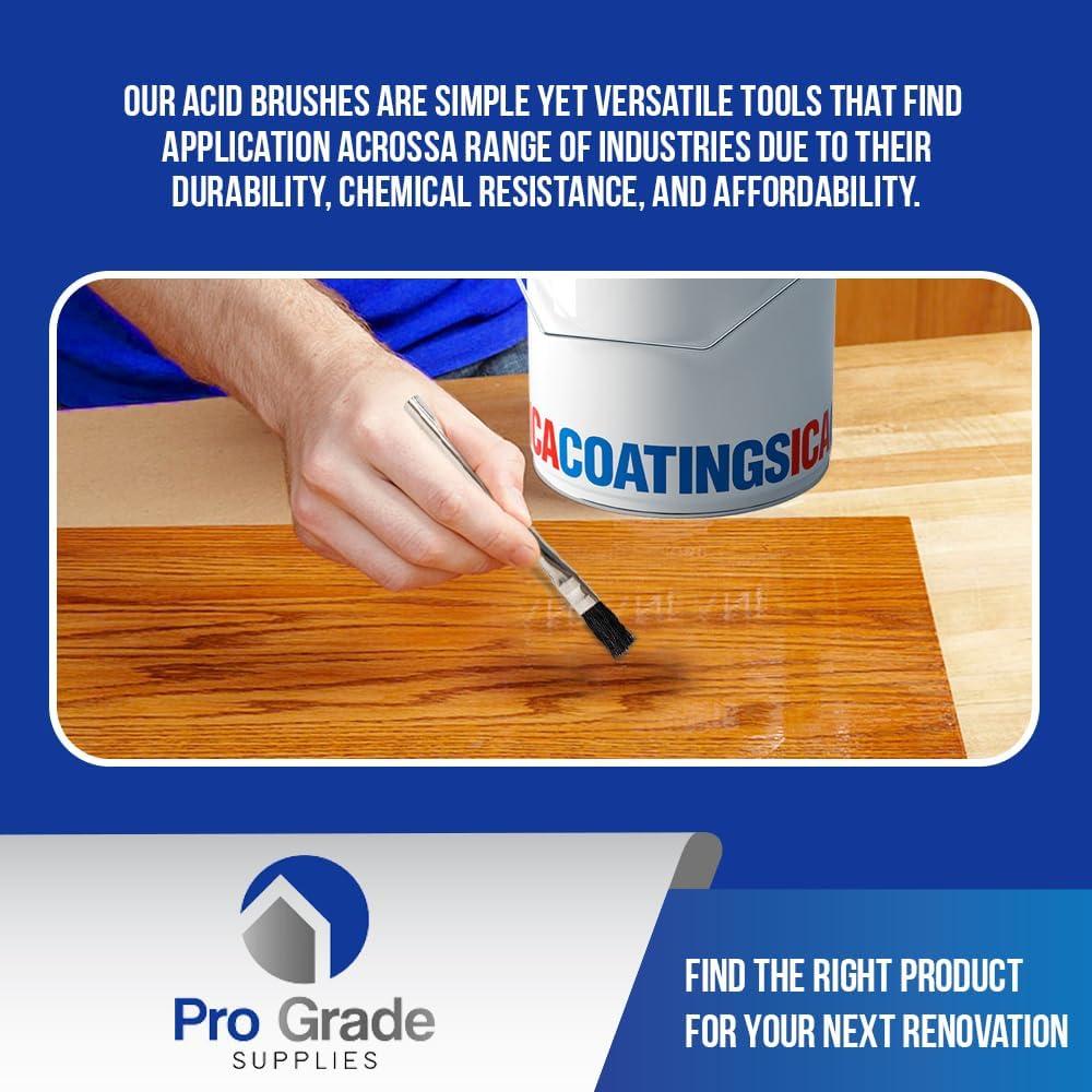 Cepillos Ácidos Pro Grade - 36 Piezas 0.95 cm Jabalí