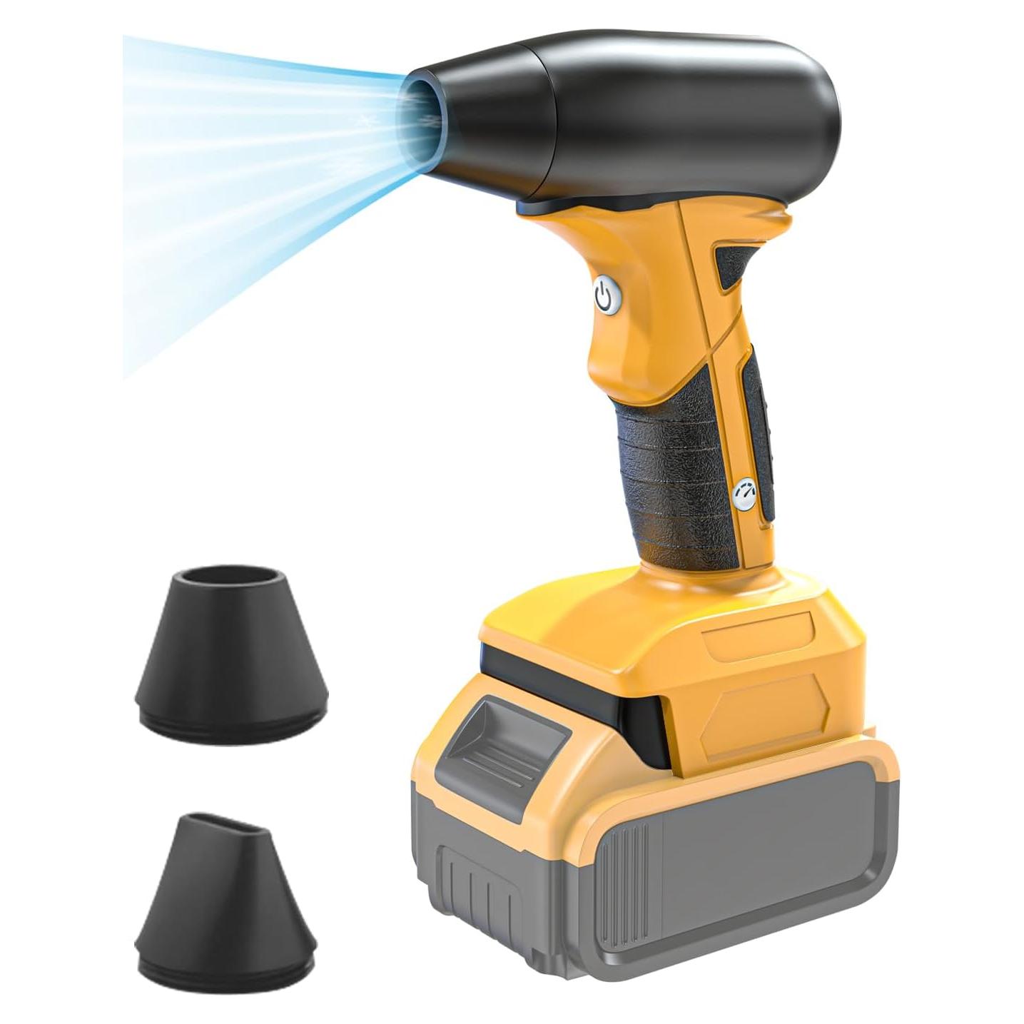 Soplador de Aire Seco Portátil Hellsehen 20V 50000 RPM