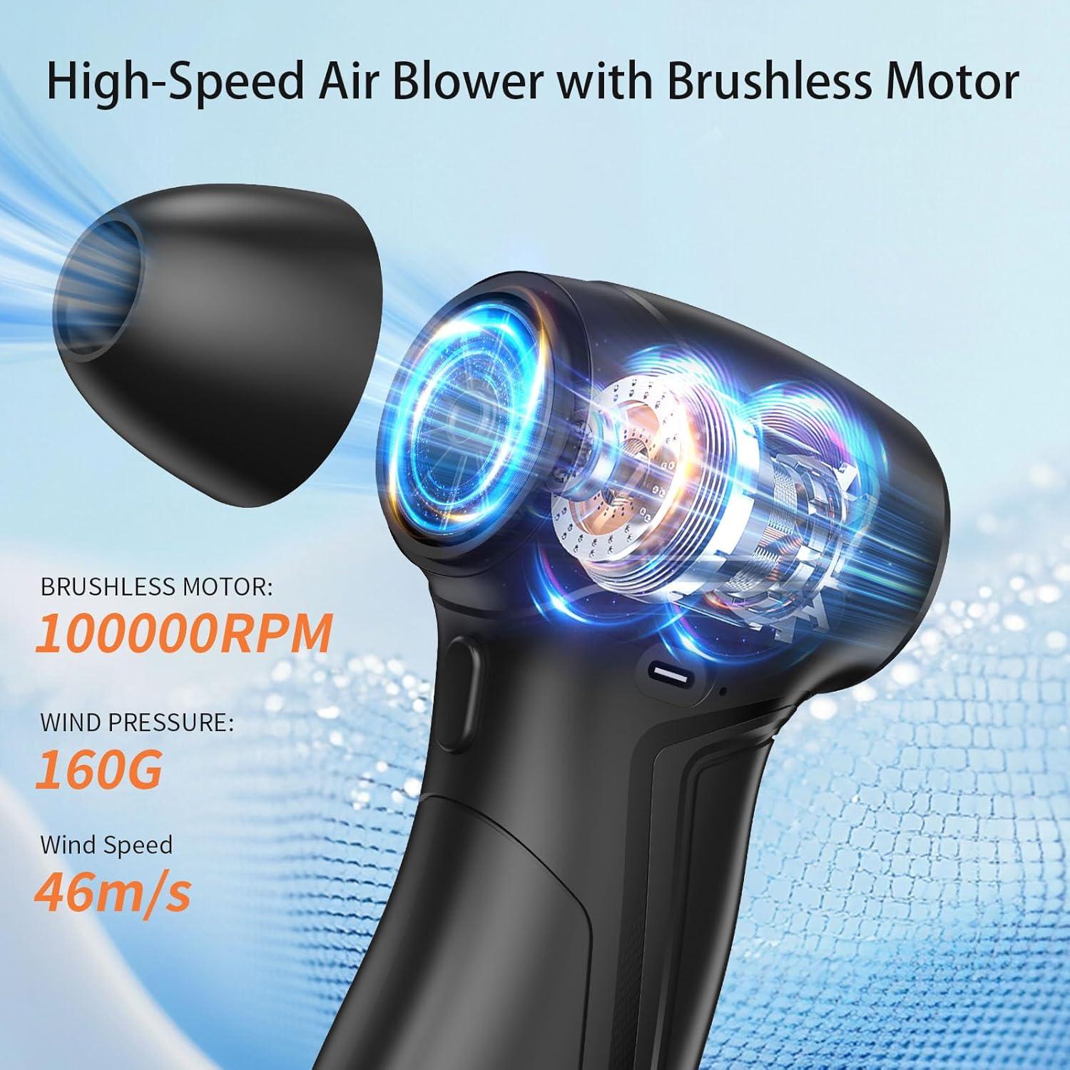 Soplador de Aire Comprimido Recargable PinaiIon AirDuster-X2