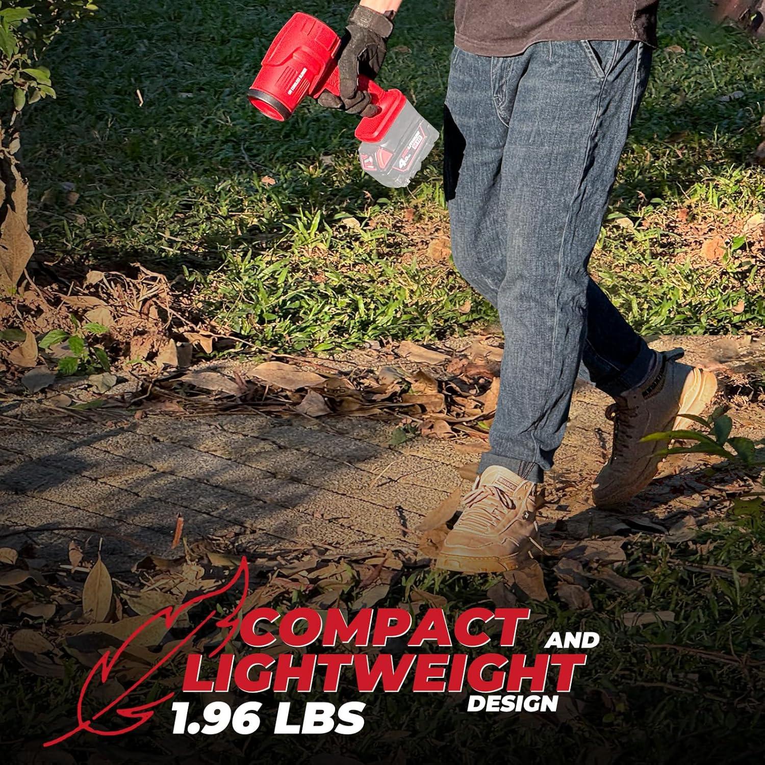 Soplador de Hojas Inalámbrico EVOIRON LB-041 201 km/h 430 CFM