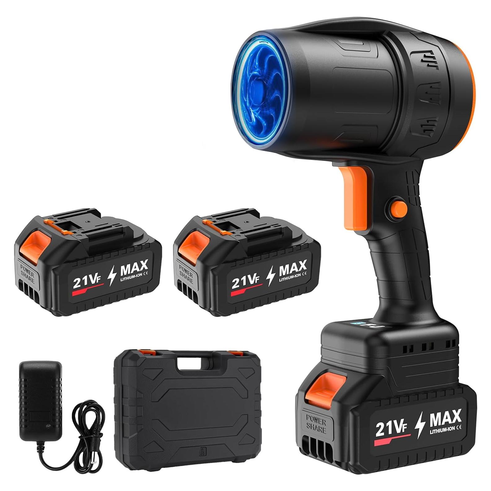 Soplador de Hojas Inalámbrico GUPOQIGU 500,000 RPM 2.3 kg