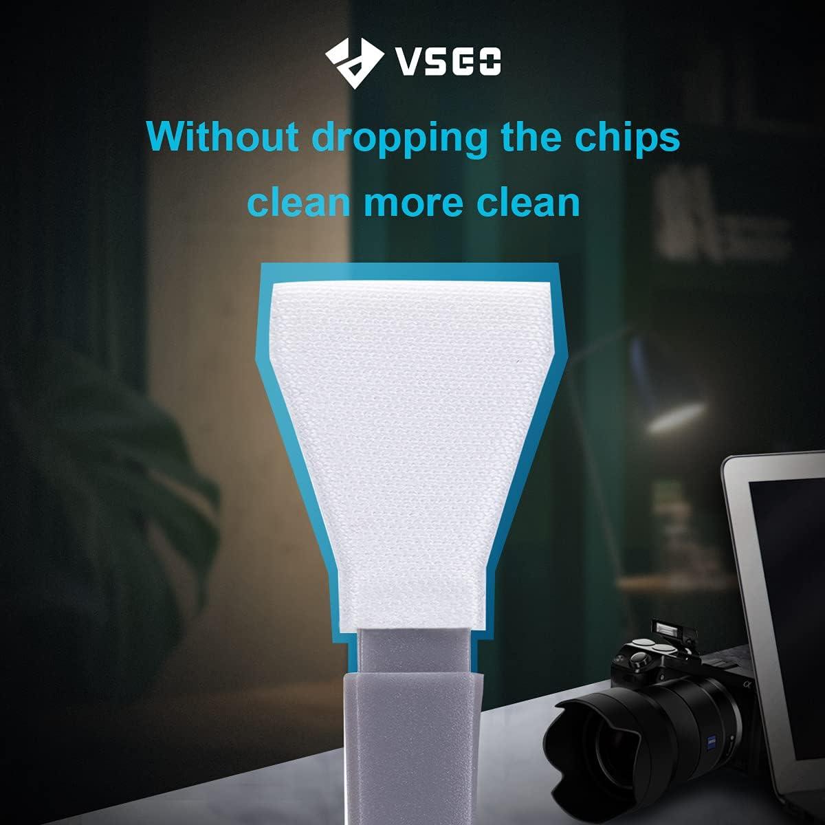 Kit de Limpieza de Sensor de Cámara VSGO 12 Piezas 16mm