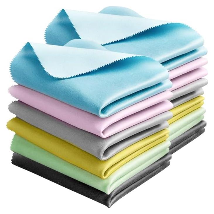 Paquete de 12 Paños de Microfibra OHOO 15.24x17.78cm