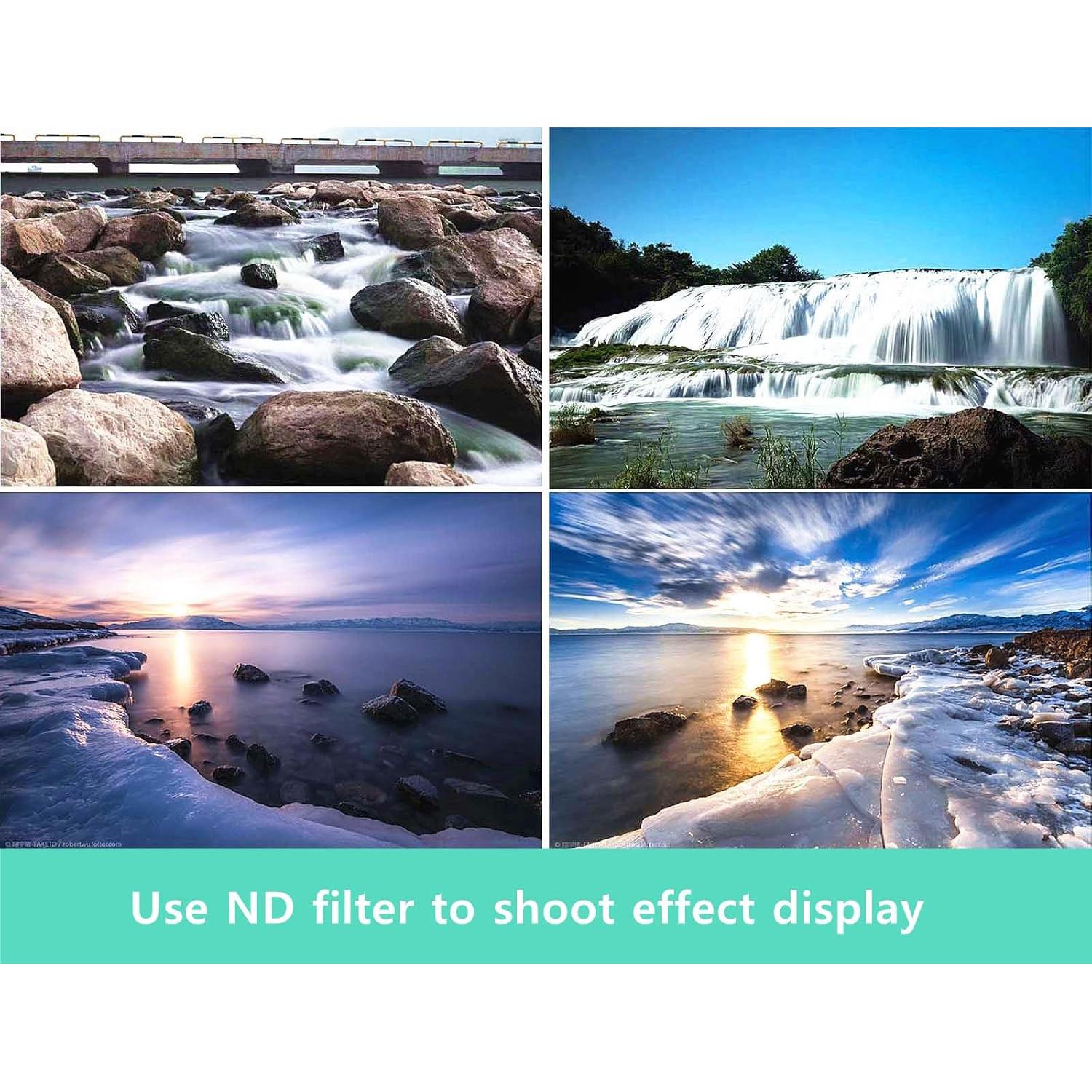 Filtro ND2-ND400 Variable 52mm para Teléfonos Móviles