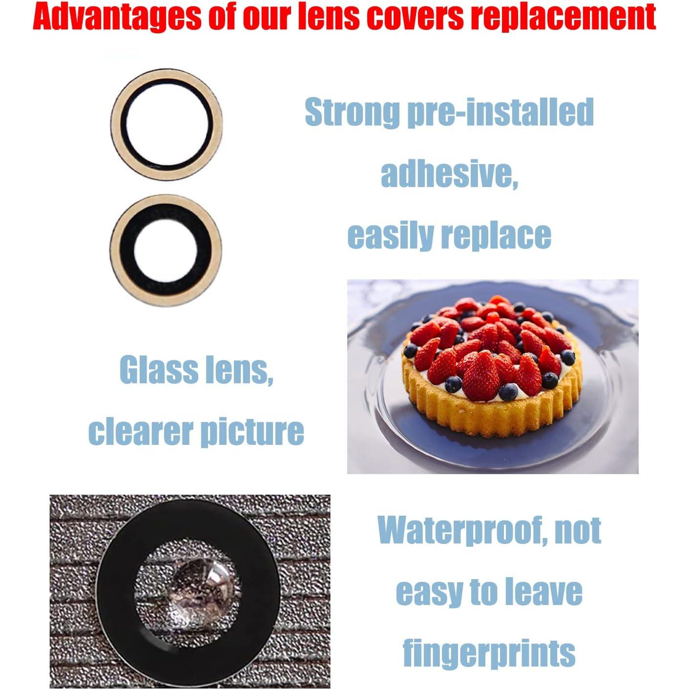 Reemplazo Lente Cámara Trasera iPhone 12/12 Mini Peixiong