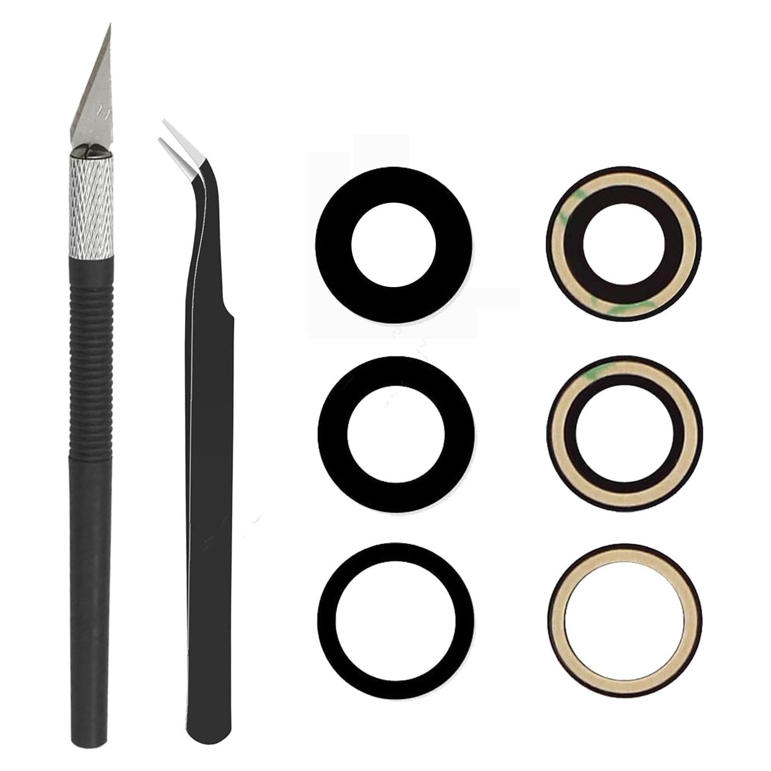 Reemplazo Lente de Cristal Cámara Trasera ELUVIE iPhone 15 Pro Max