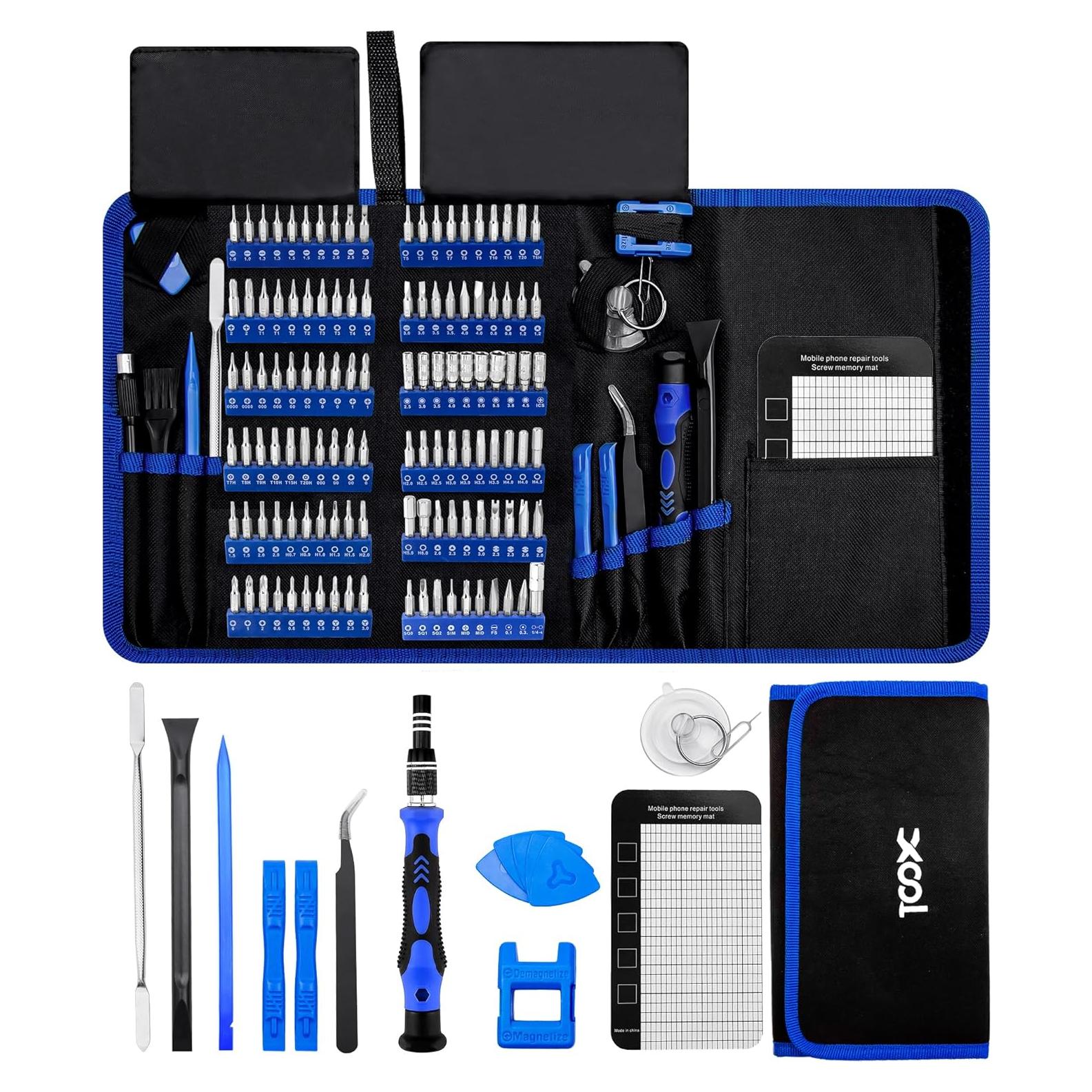 Kit de Destornilladores de Precisión XOOL 140 en 1 Ergonómico
