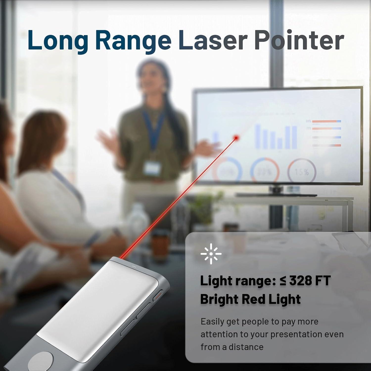 Controlador de Presentación Bluetooth CheerTok Gris Espacial