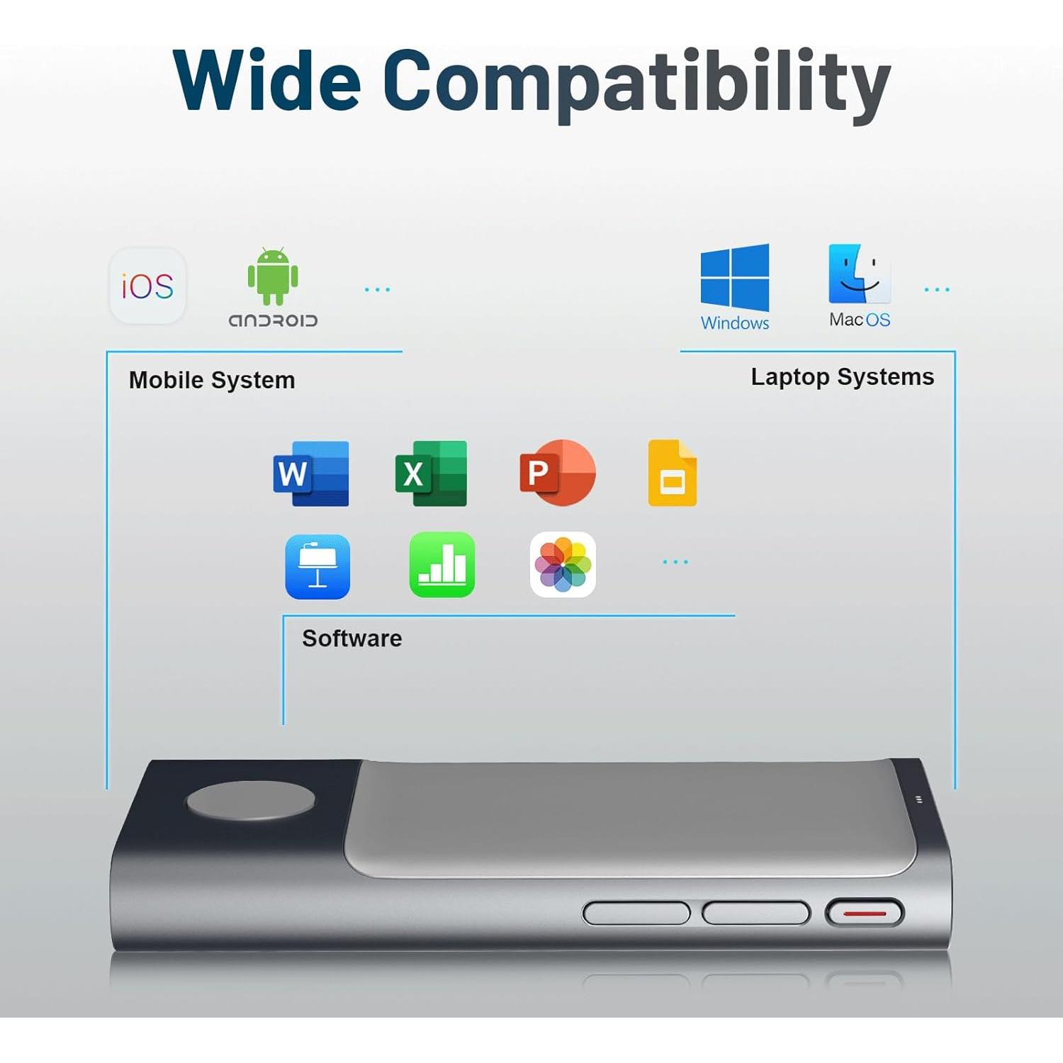 Controlador de Presentación Bluetooth CheerTok Gris Espacial