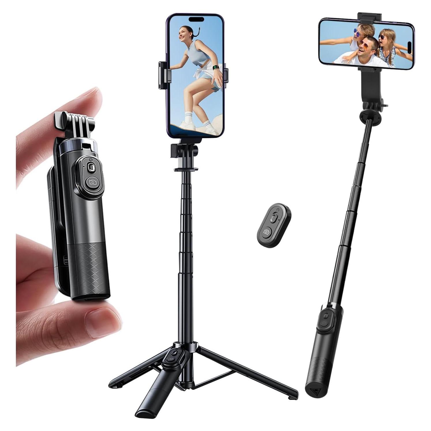 Mini Trípode para Selfie Stjiatu A07, Compacto y Ligero 130g