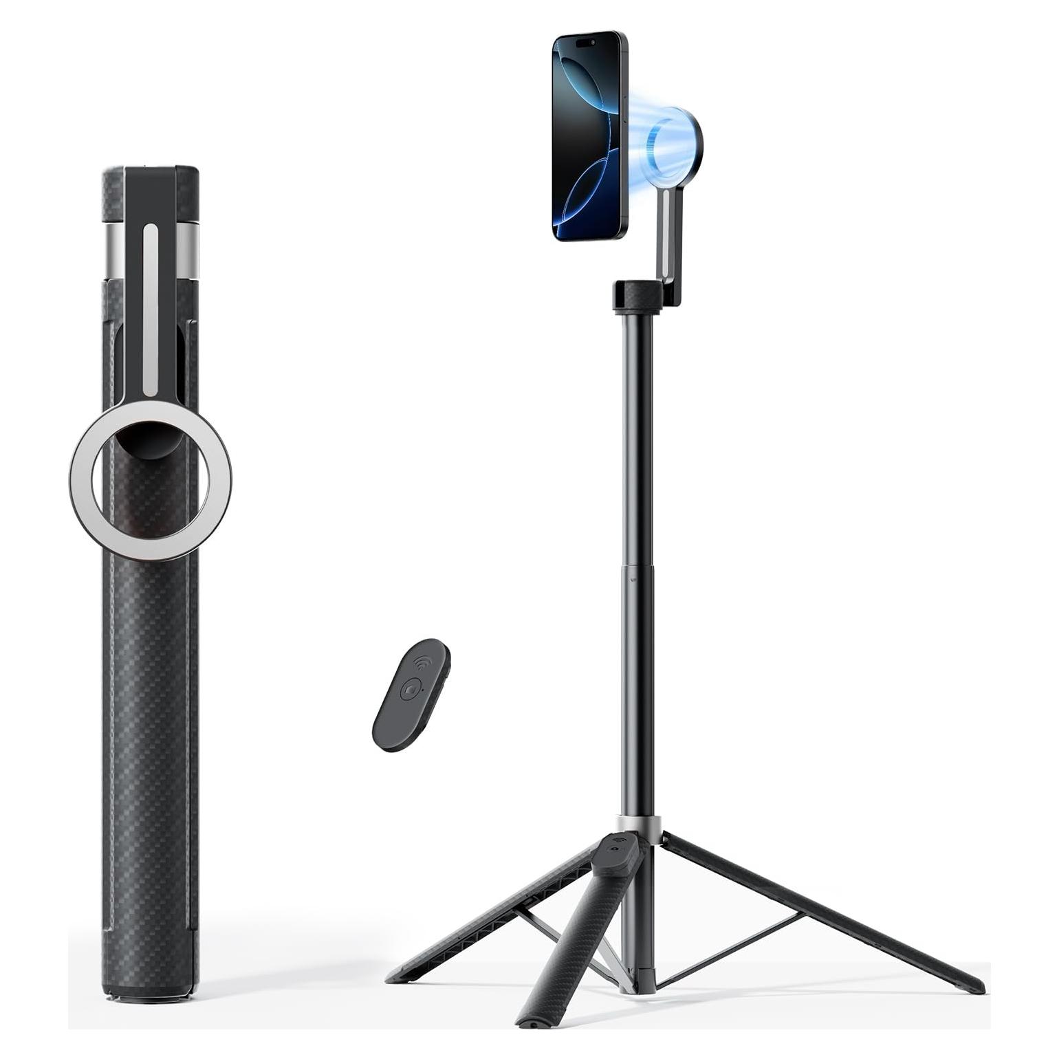Trípode Magnético TODI para iPhone Magsafe 65" con Control Remoto