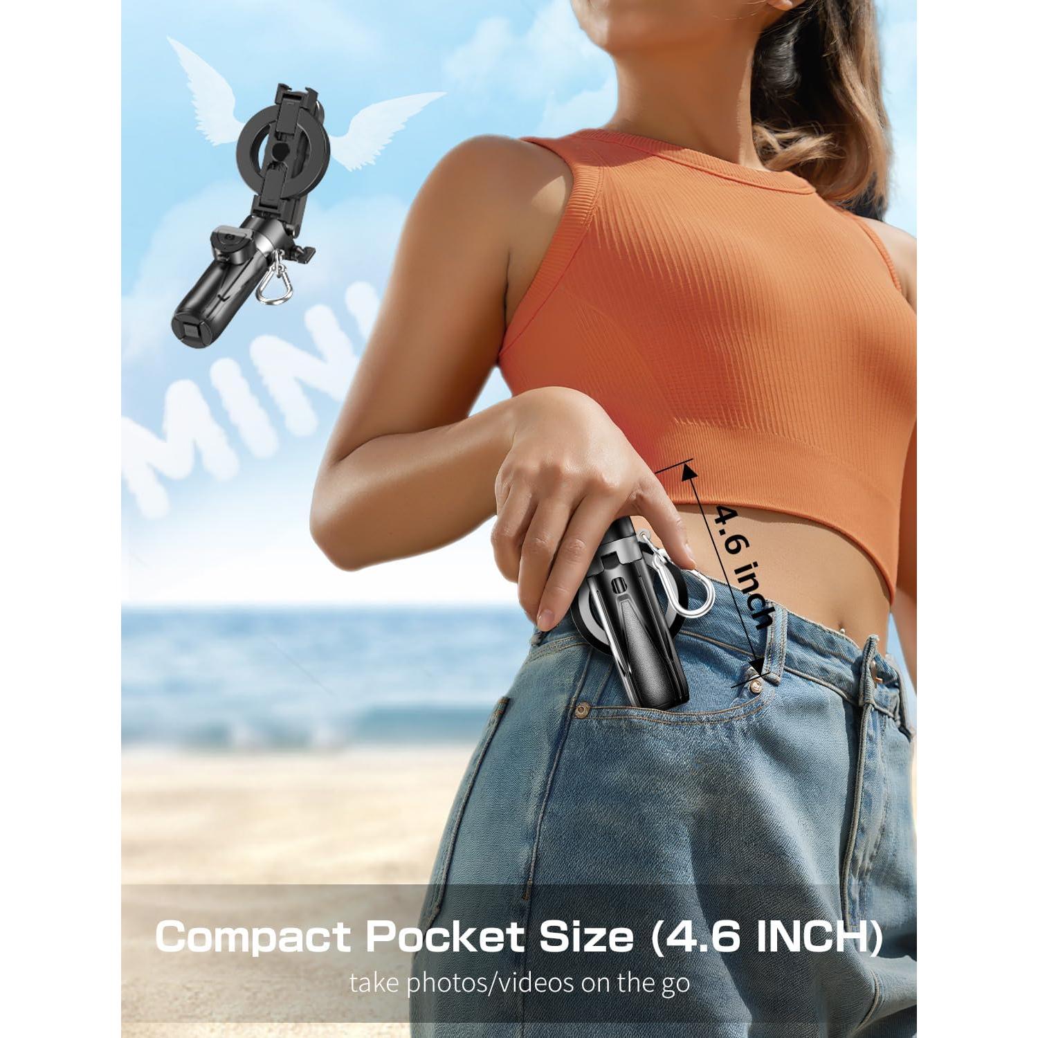 Selfie Stick Mini Trípode Andygo P15 para iPhone 4-en-1