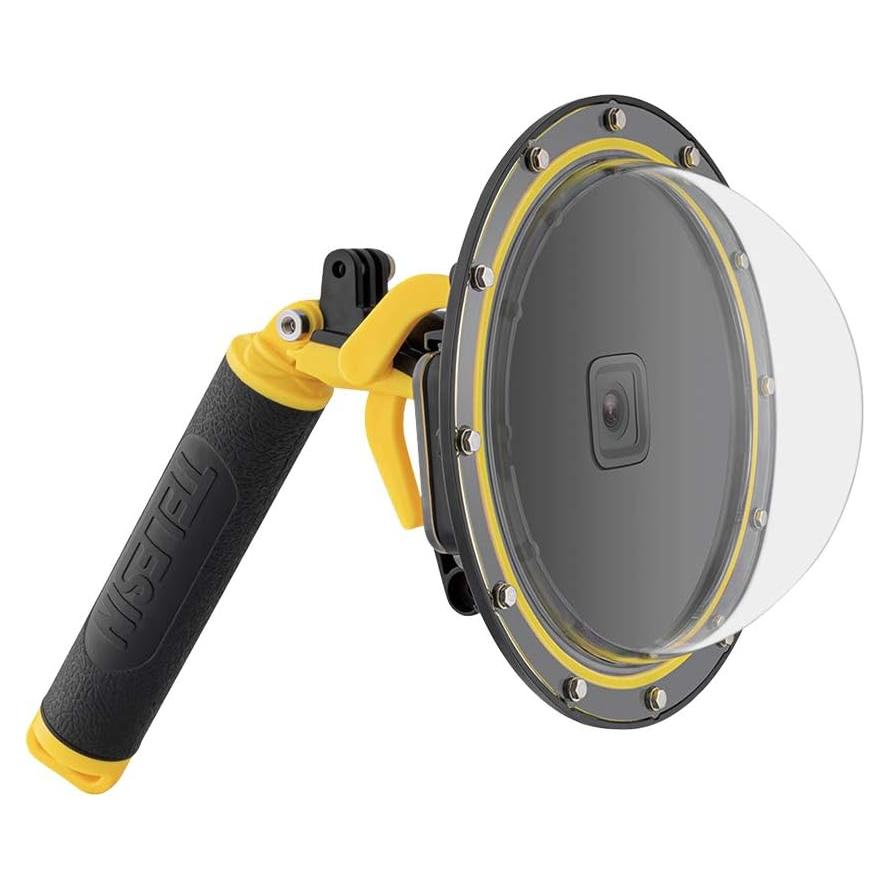 Lente Domo Impermeable TELESIN 6" para GoPro Hero 13/12/11/10/9