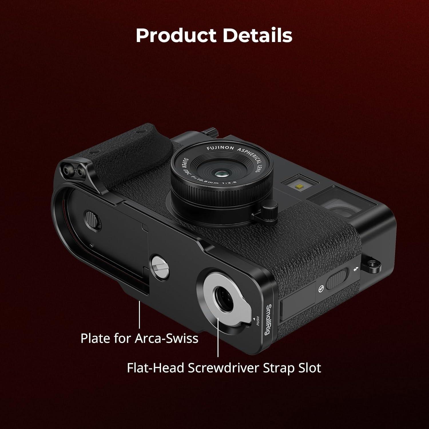 Agarre en L SmallRig 5332 para cámara FUJIFILM X Half - Negro