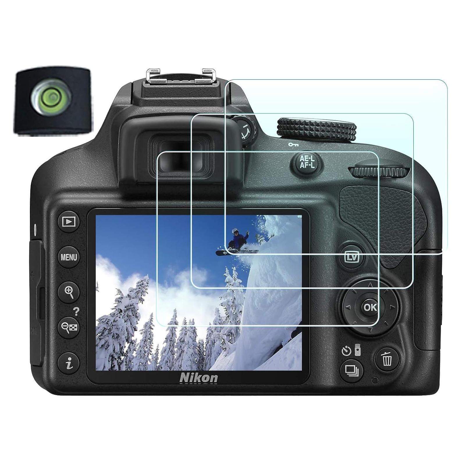 Protector de Pantalla Nikon D3500 D3400 D3300 0.3mm Vidrio 9H