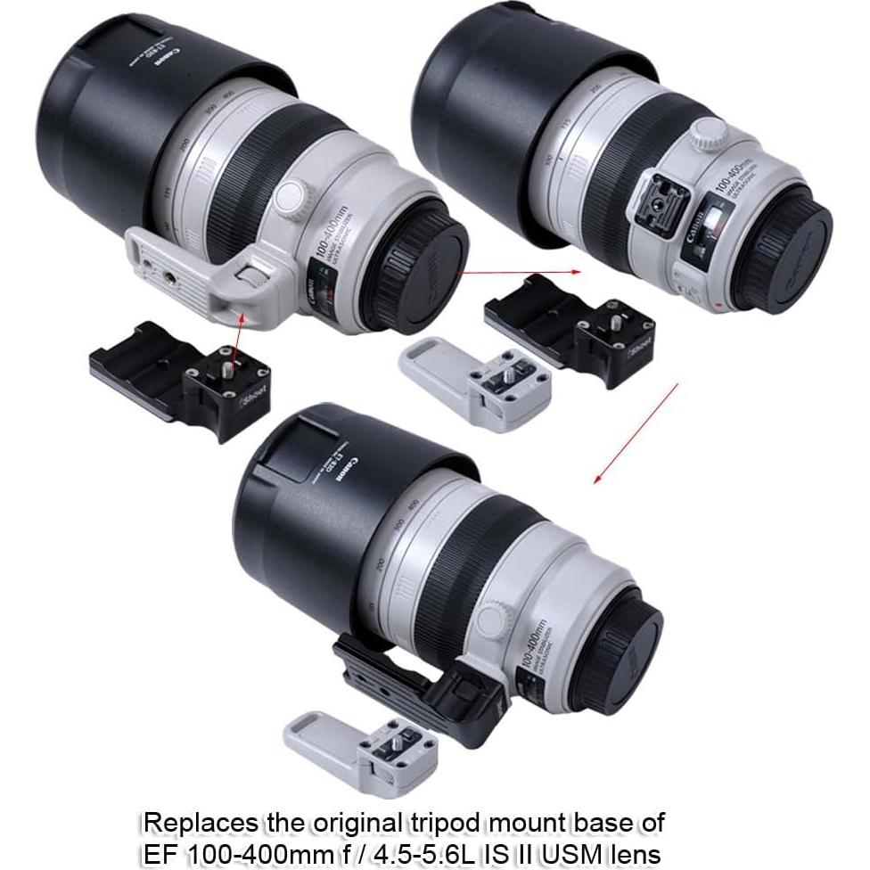 Base de Anillo de Montaje de Trípode iShoot IS-THC140 para Canon EF 100-400mm