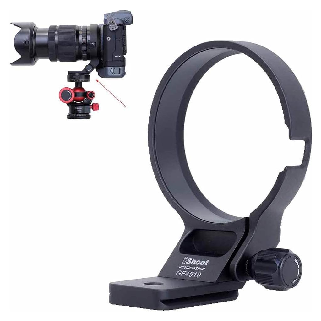 Anillo de Montaje en Trípode iShoot IS-GF4510 para Lente Fuji GF 45-100mm