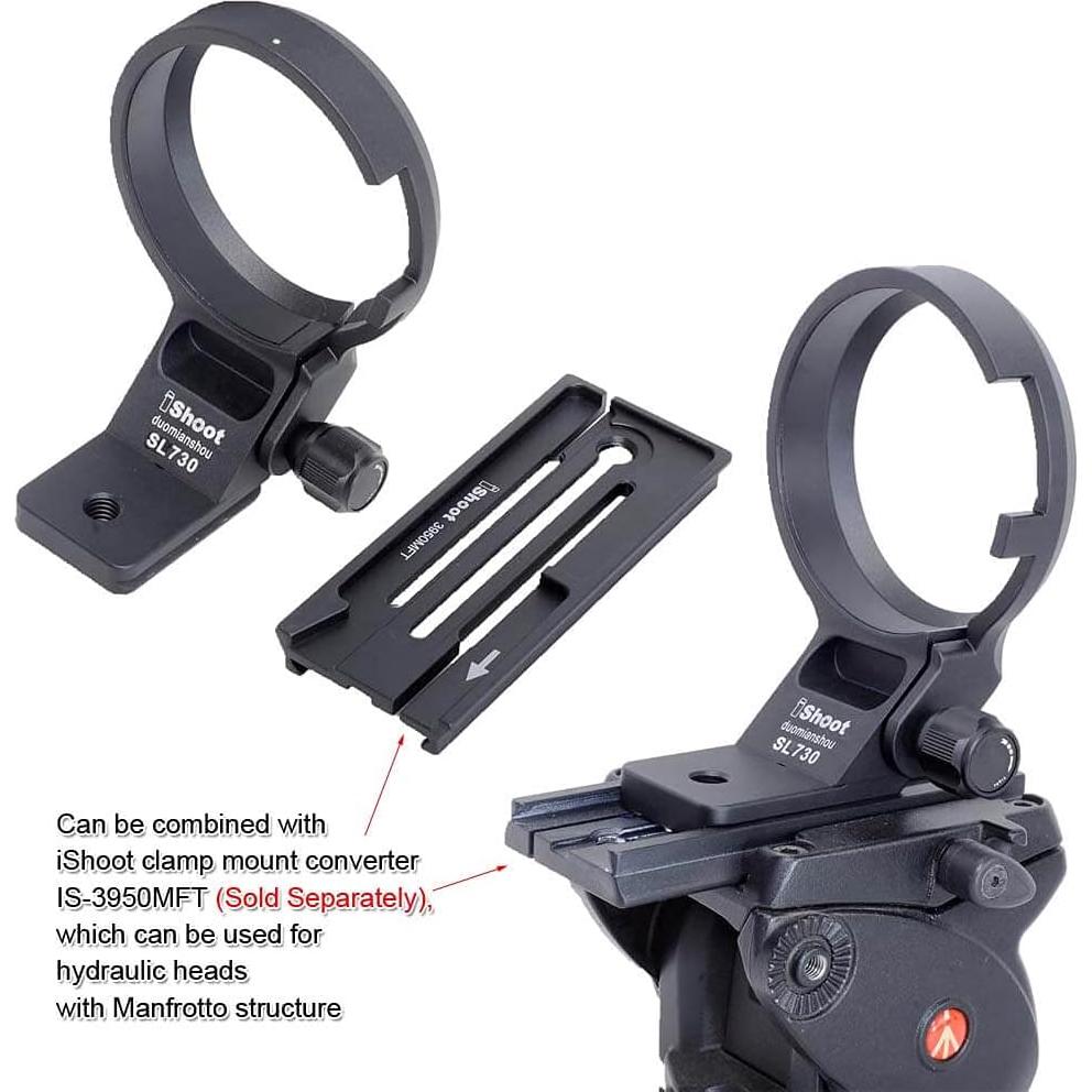 Anillo de Montaje en Trípode iShoot IS-SL730 para Lente Panasonic Lumix S 70-300