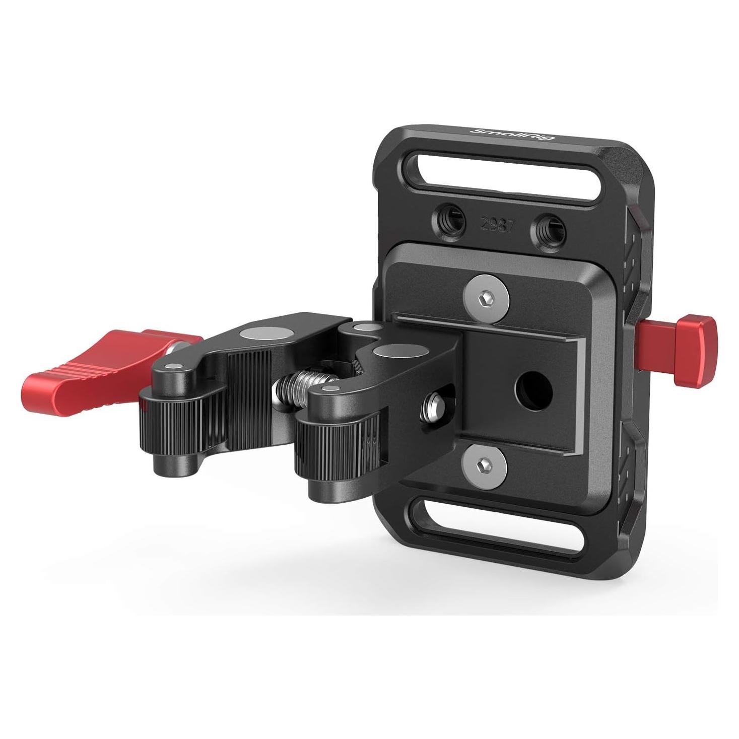 Placa de Batería Mini V Mount SmallRig 2989 con Abrazadera