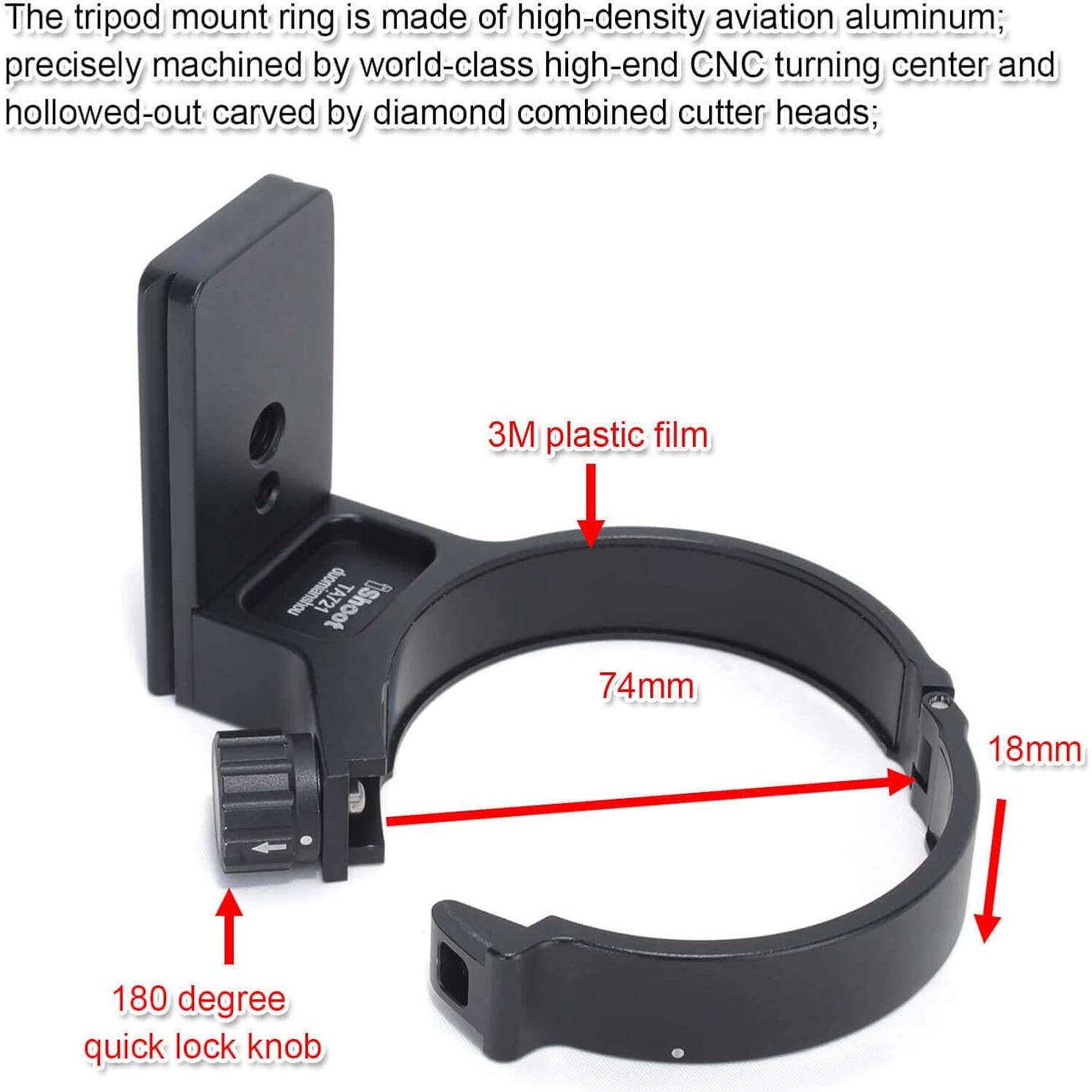 Anillo de Montaje en Trípode iShoot IS-TA721 para Lente Tamron 70-210mm