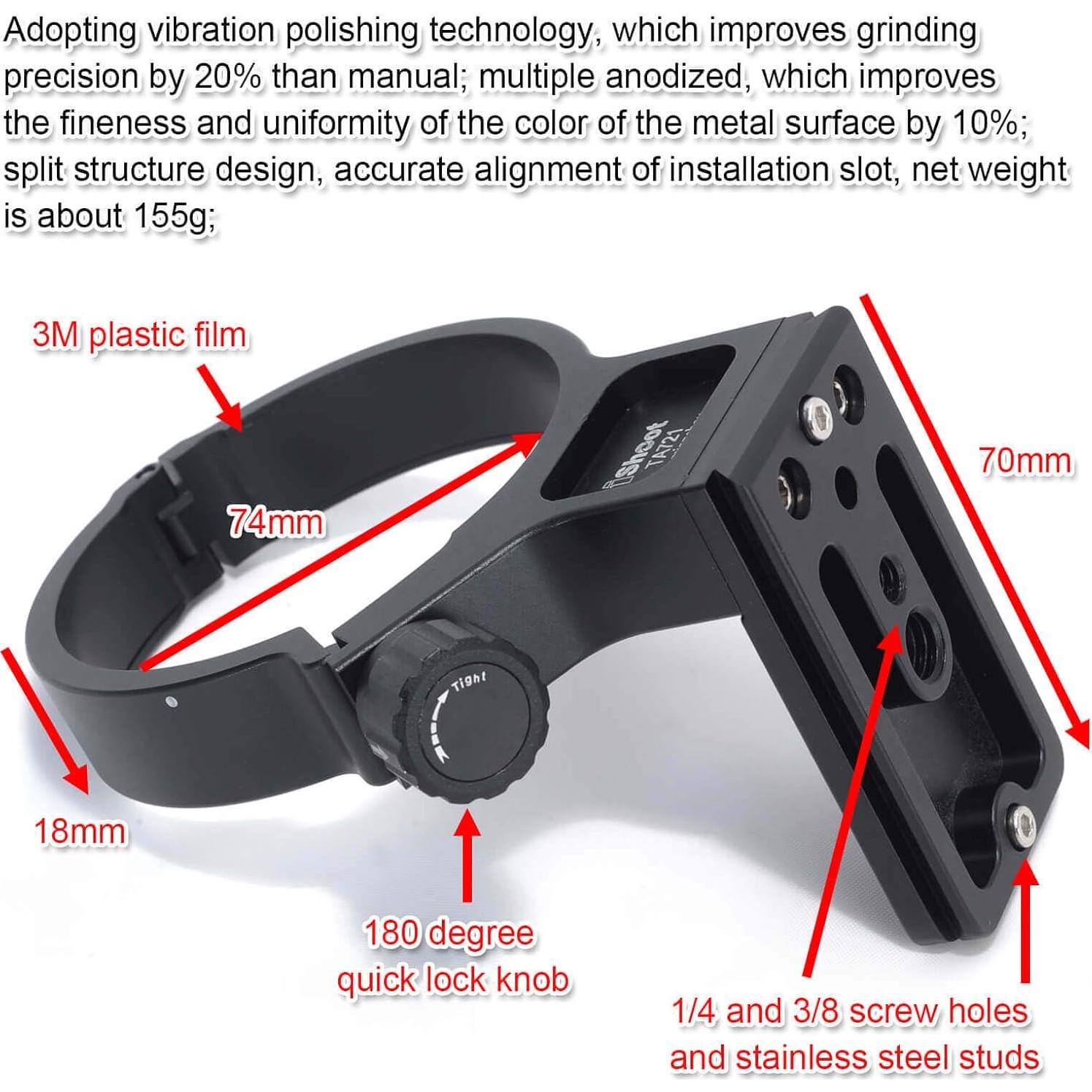 Anillo de Montaje en Trípode iShoot IS-TA721 para Lente Tamron 70-210mm