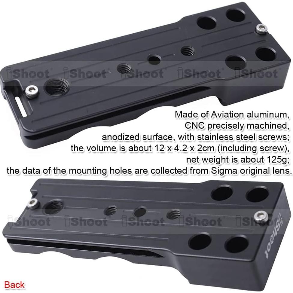 Base de Montaje en Trípode iShoot para Lentes Sigma 150-600mm