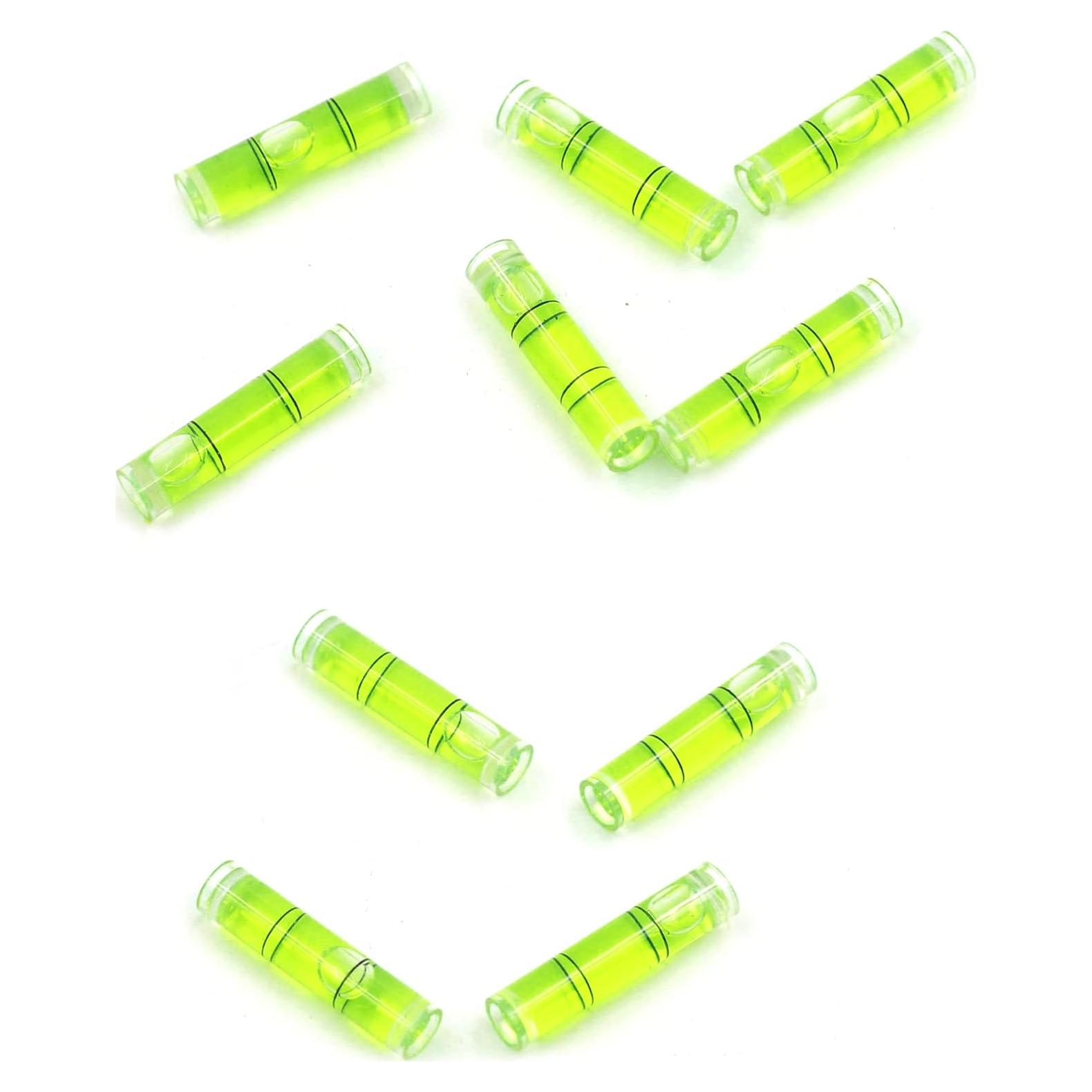 Nivel de Burbuja Mini Chiloskit 10 Pcs 3.56cm Verde