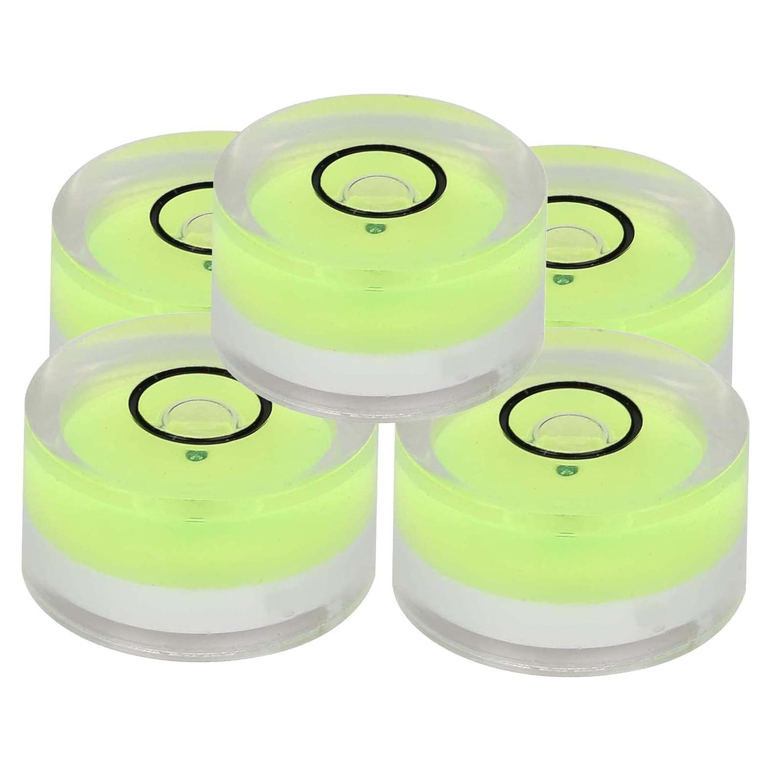 5 Niveles de Burbuja Redondos Walfront 15mm Portátiles