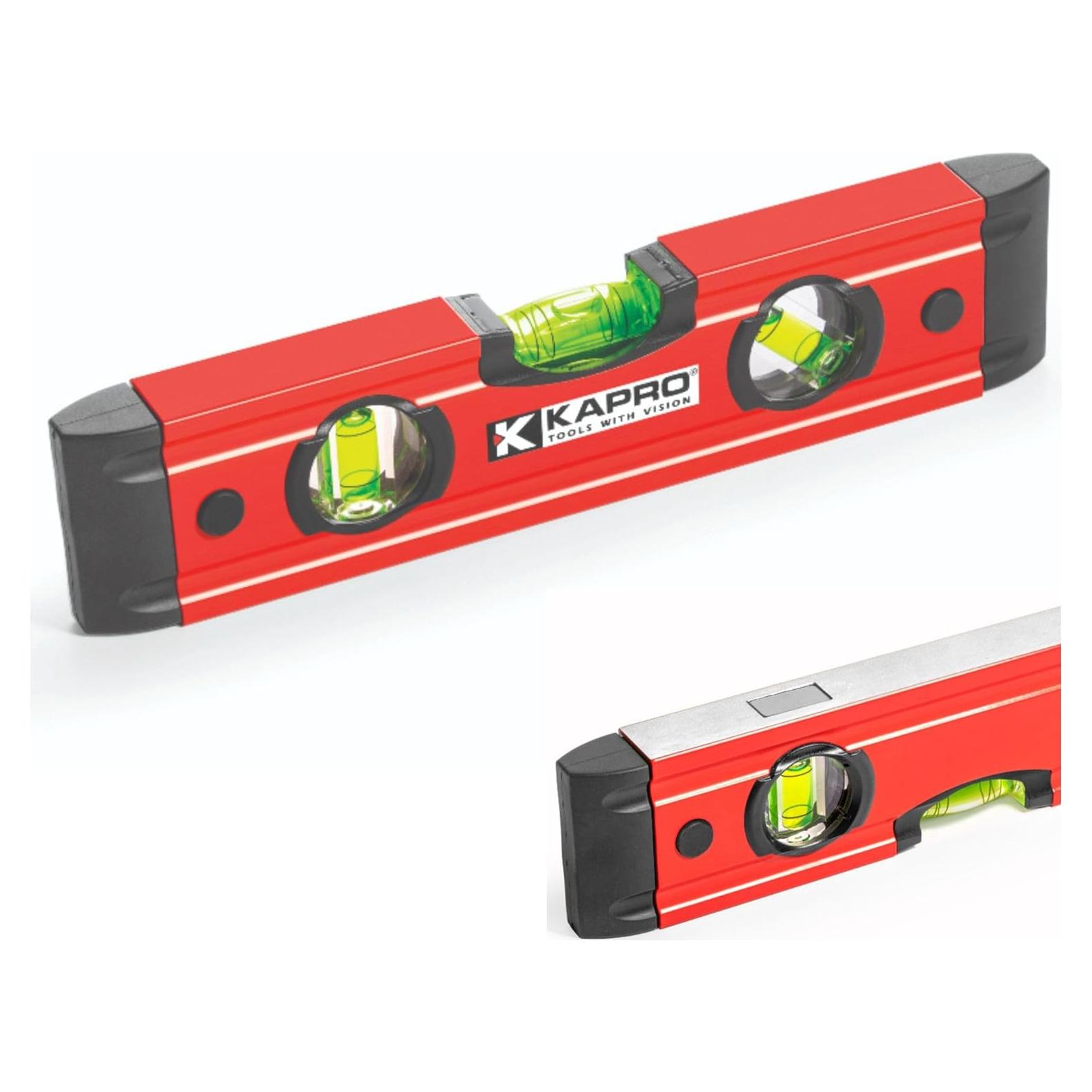 Nivel de Torpedo Magnético Kapro 779T de Aluminio 22.86 cm