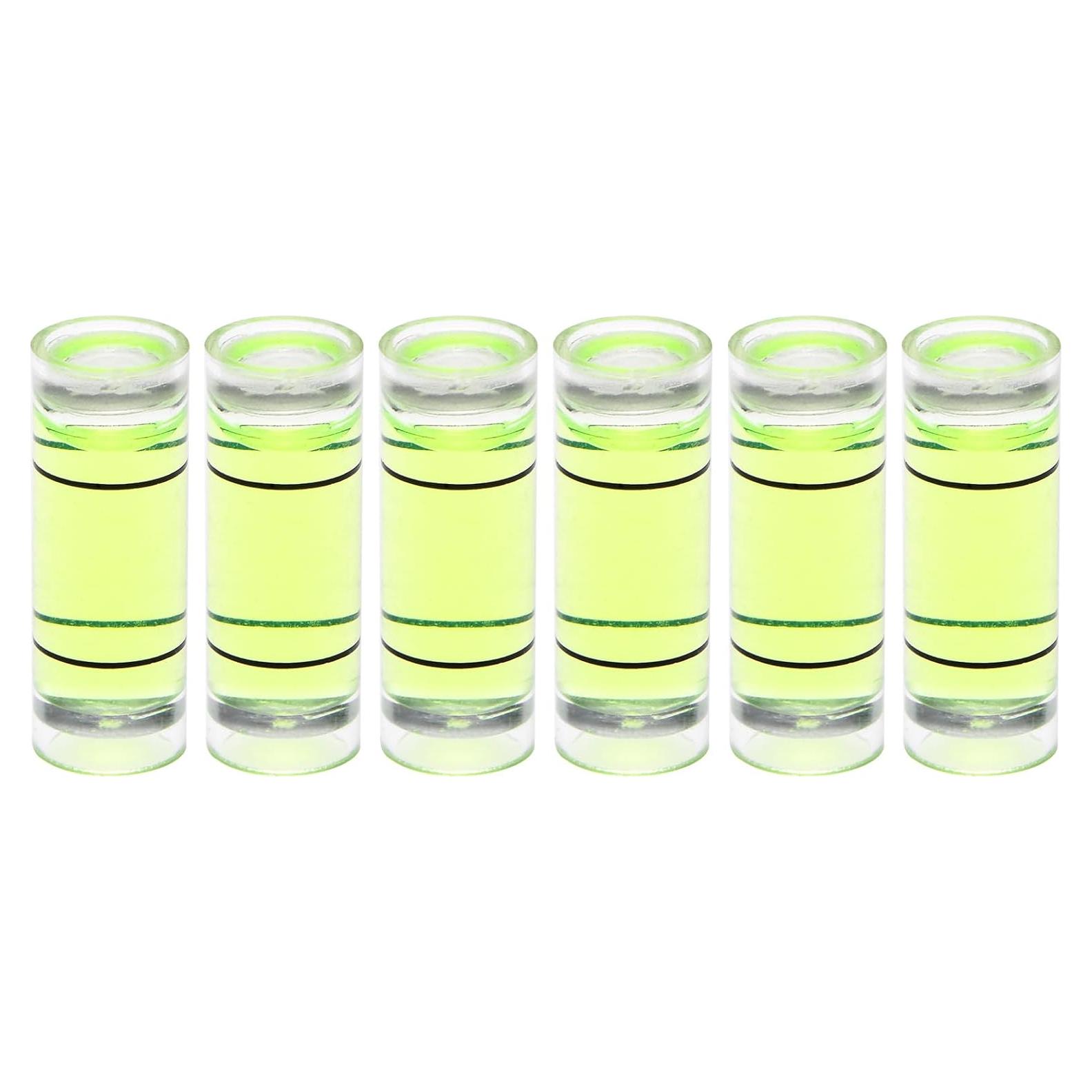 Nivel de Burbuja Cilíndrico HARFINGTON 9mm 6 Piezas Verde