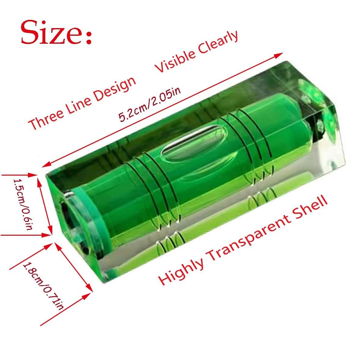 Nivel de Burbuja Magnético BUBLEVL Mini 52x18mm Alta Precisión