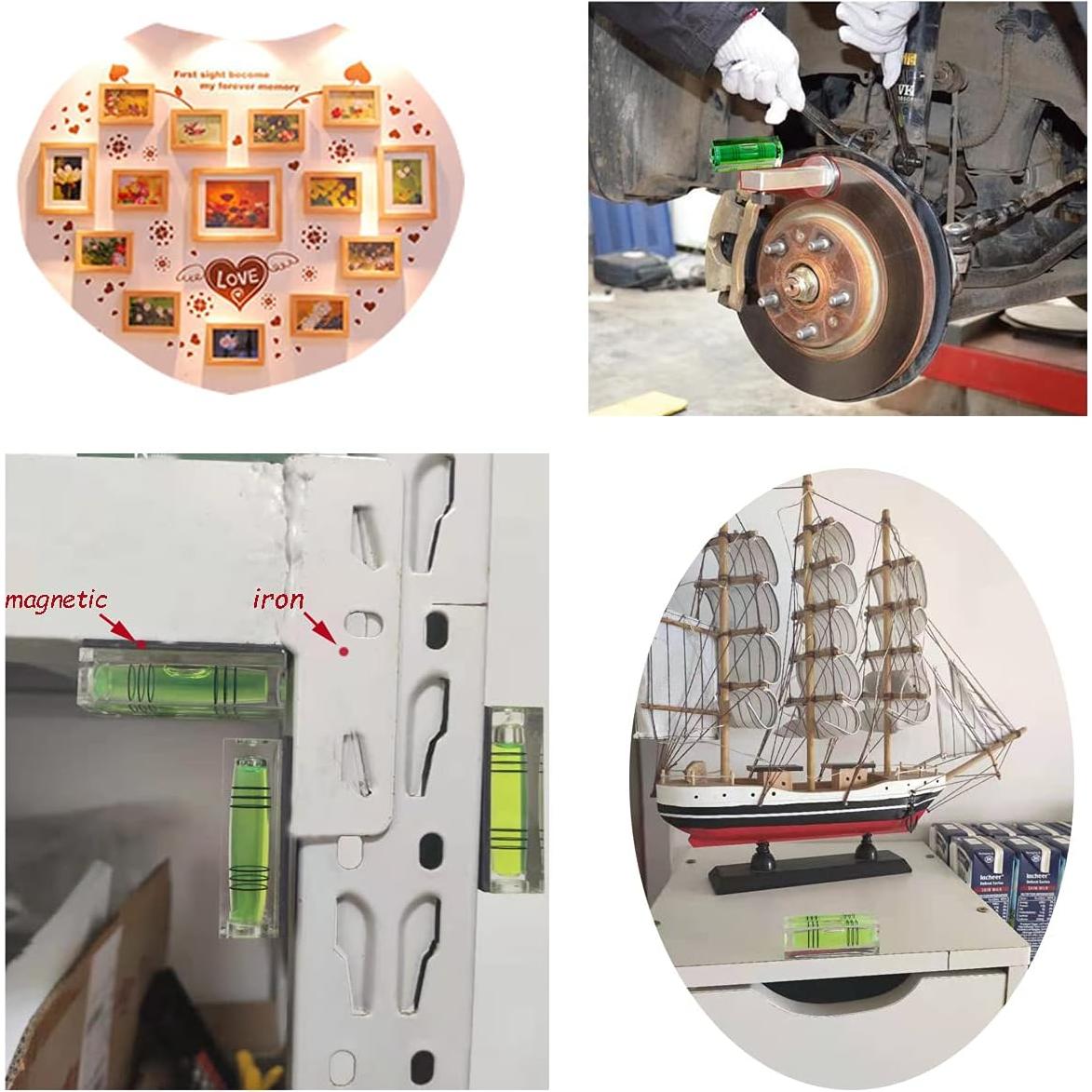 Nivel de Burbuja Magnético BUBLEVL Mini 52x18mm Alta Precisión