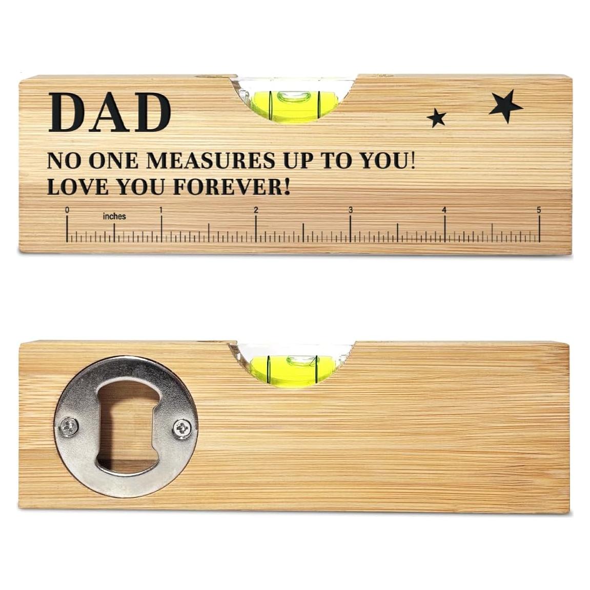 Nivel de Espíritu de Madera AACQQ 15.24x4.83 cm Regalo Papá