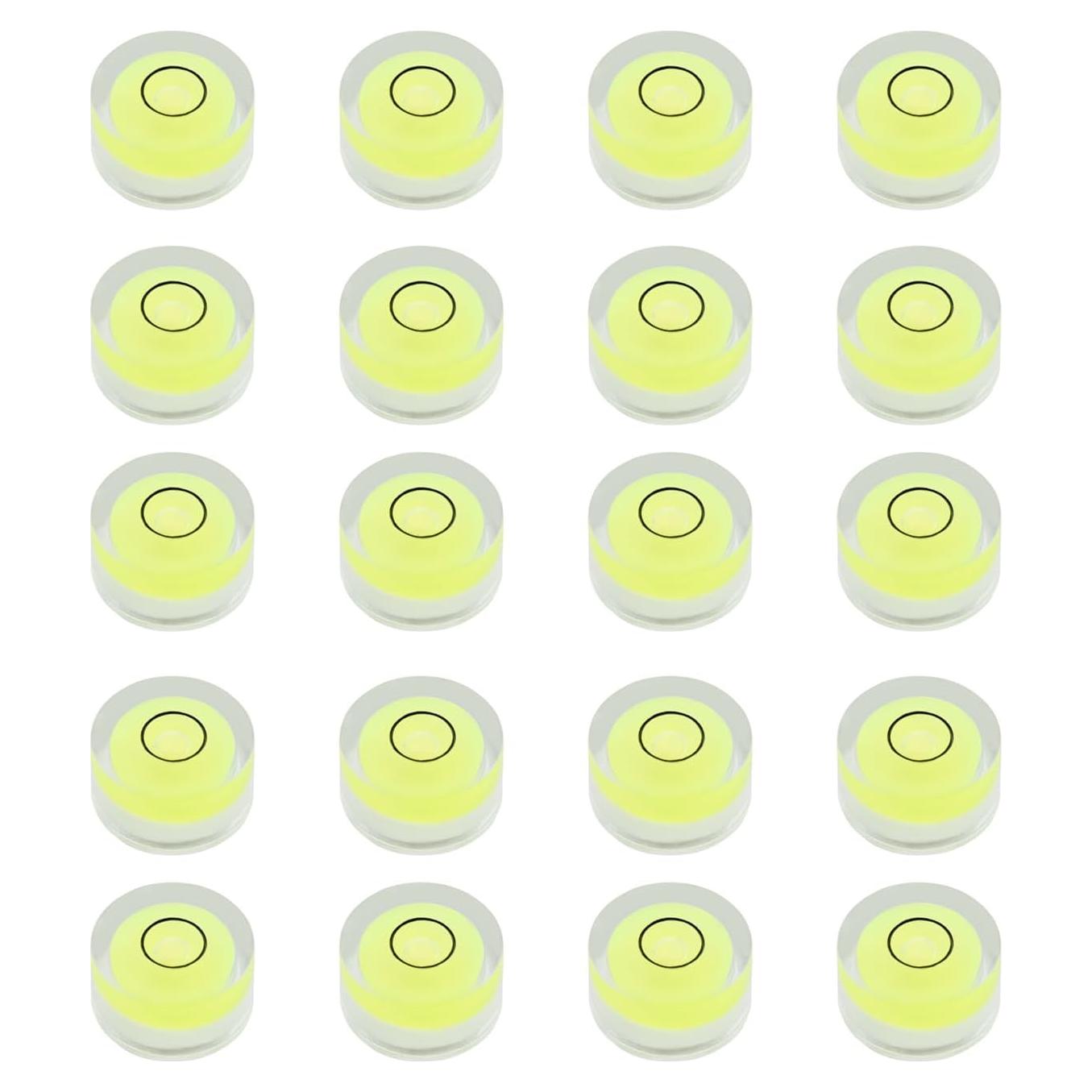 Nivel de Burbuja Circular JYK 12x8.5mm - 20 Piezas