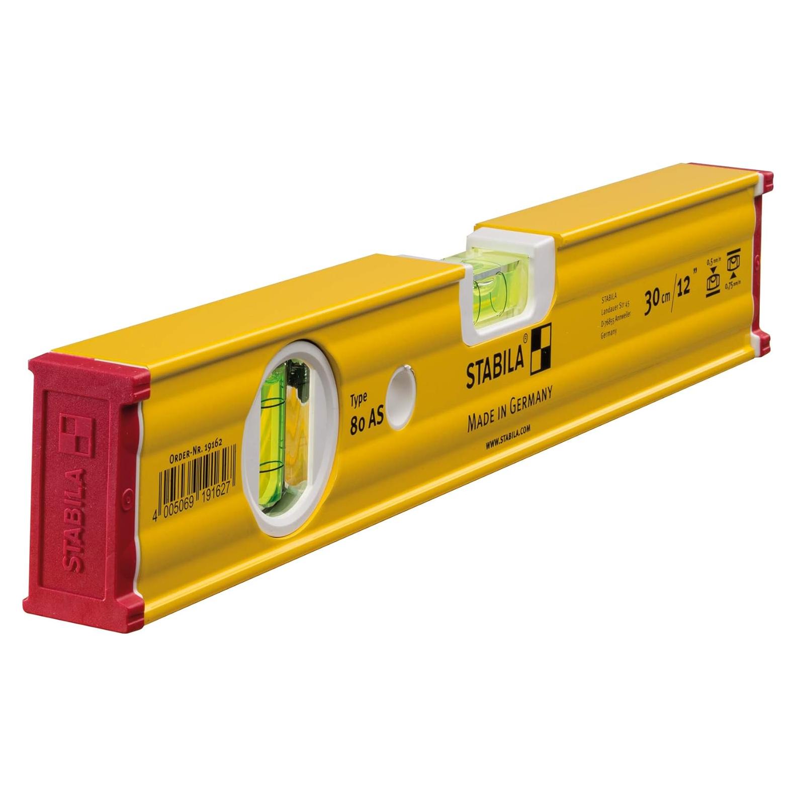 Nivel de Burbuja Stabila 29012 30.48 cm Tipo 80 AS-2