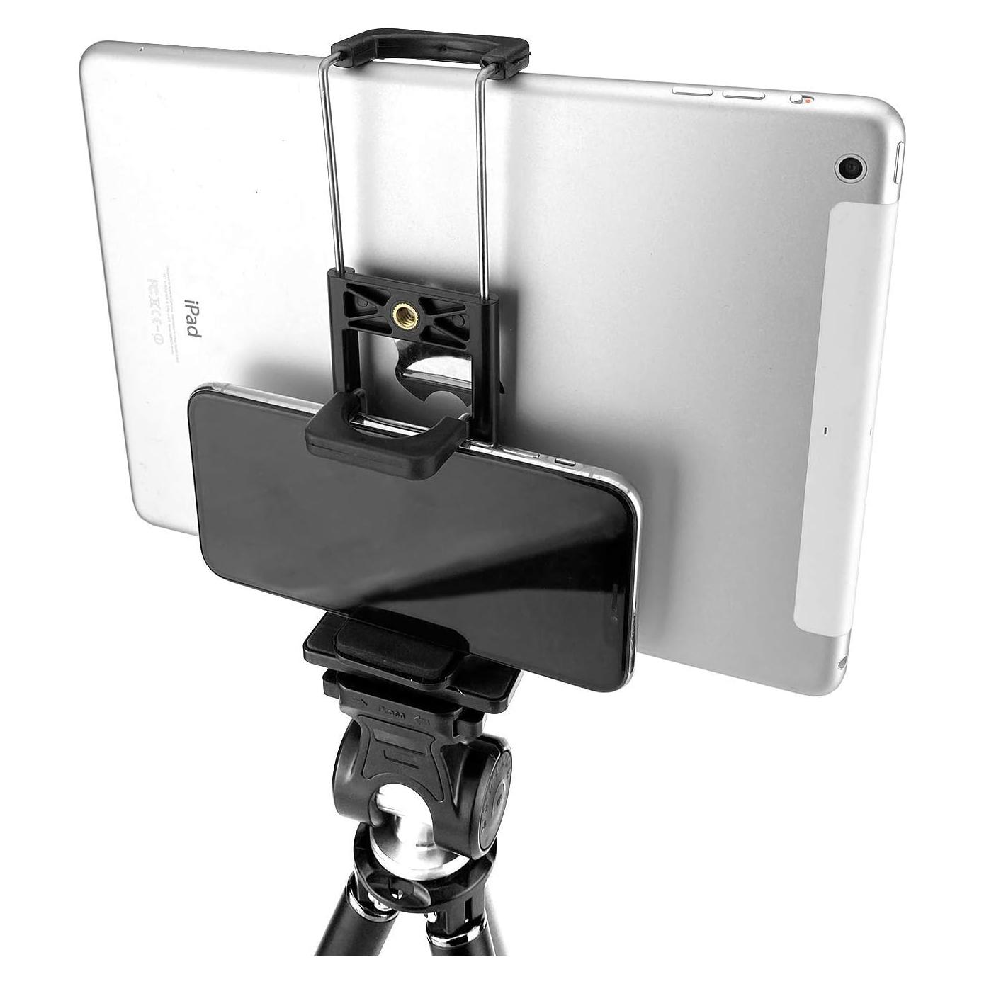 Soporte de trípode universal eCostConnection para tabletas y teléfonos