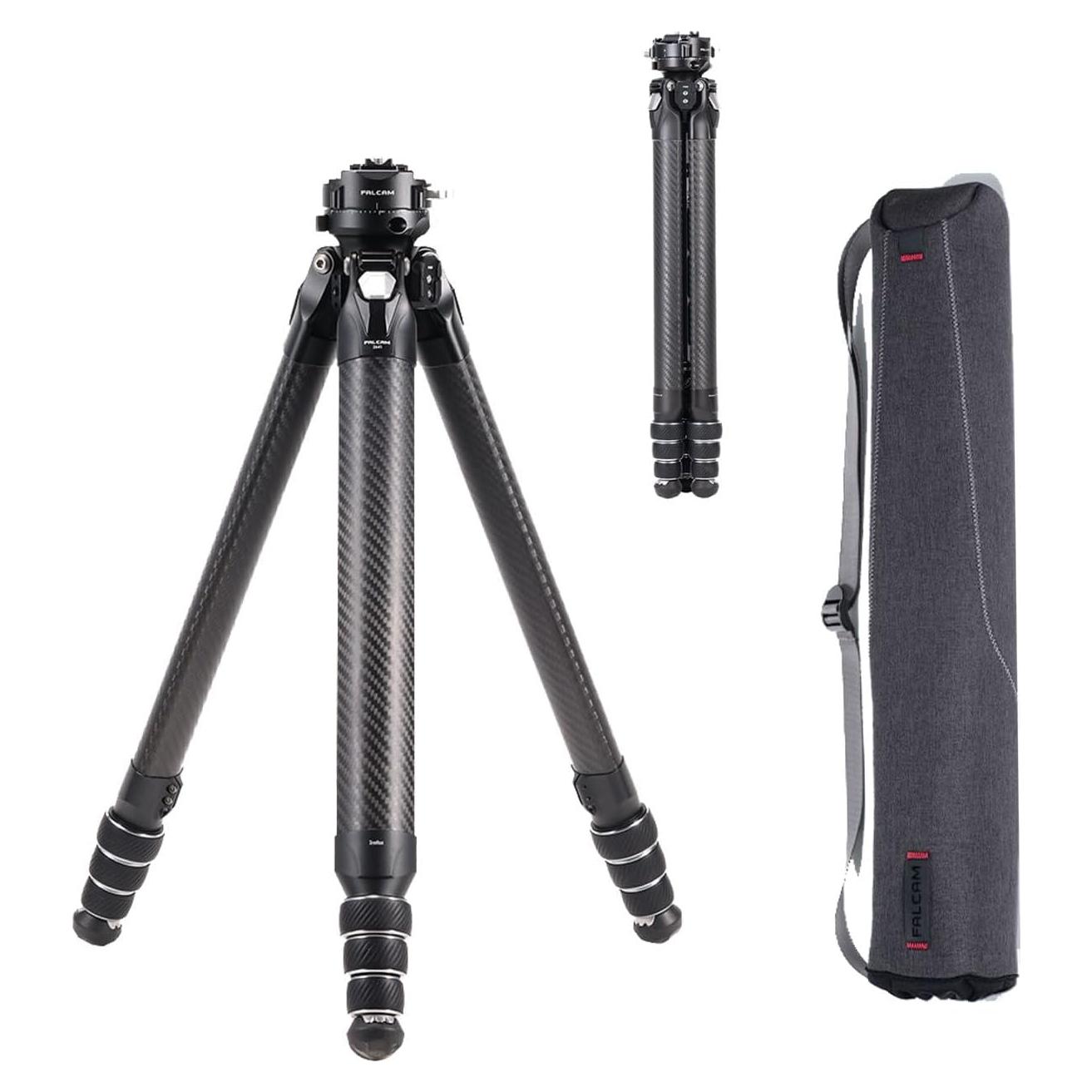 Trípode de Viaje Falcam F38 Pro 1.95kg 61" Fibra de Carbono