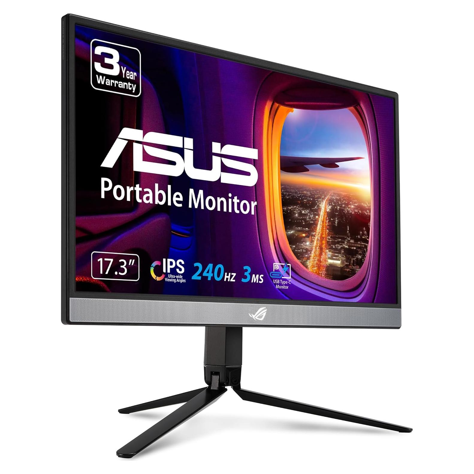Monitor Portátil para Juegos ASUS ROG Strix XG17AHP 17.3" FHD 240Hz