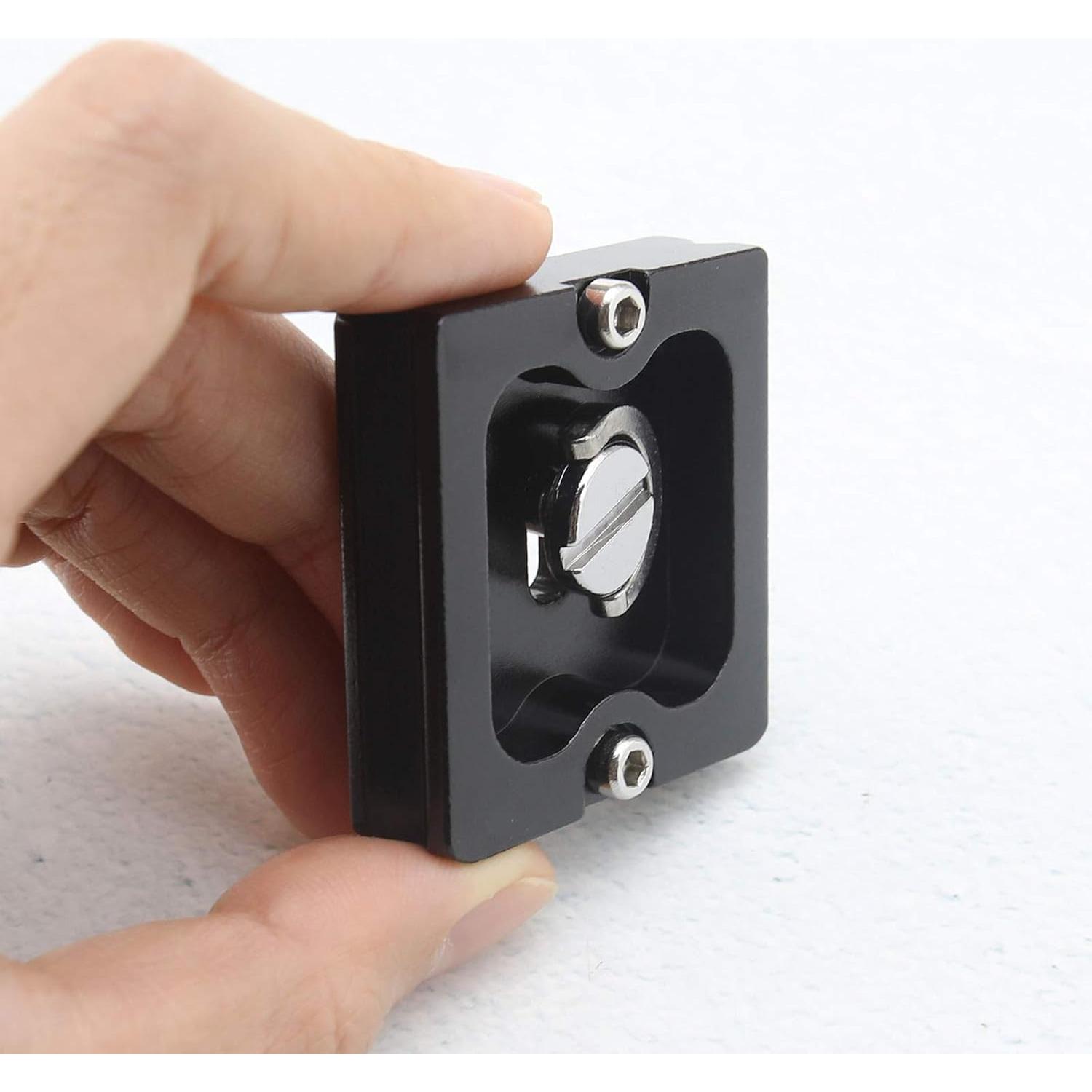 2 Placas de Liberación Rápida 40mm Micro Traders para Cámara