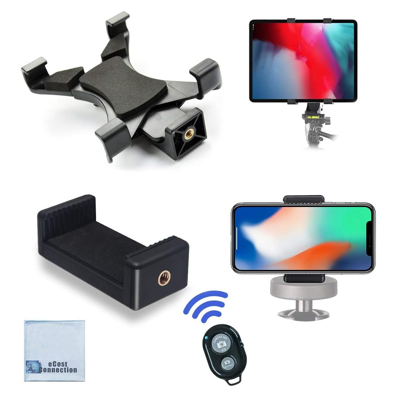 Soporte trípode universal eCostConnection para tabletas y smartphones