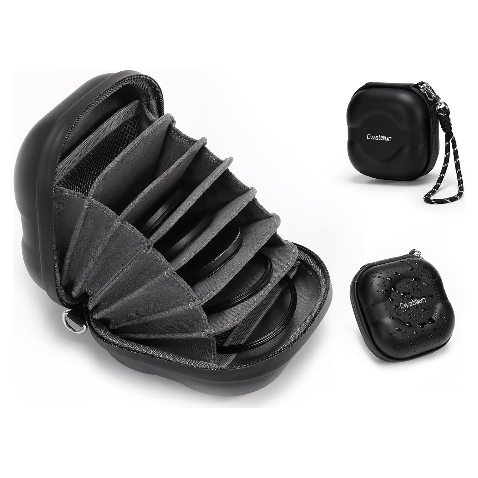 Funda de Filtro de Lente Cwatcun para 7 Filtros 100mm Negra