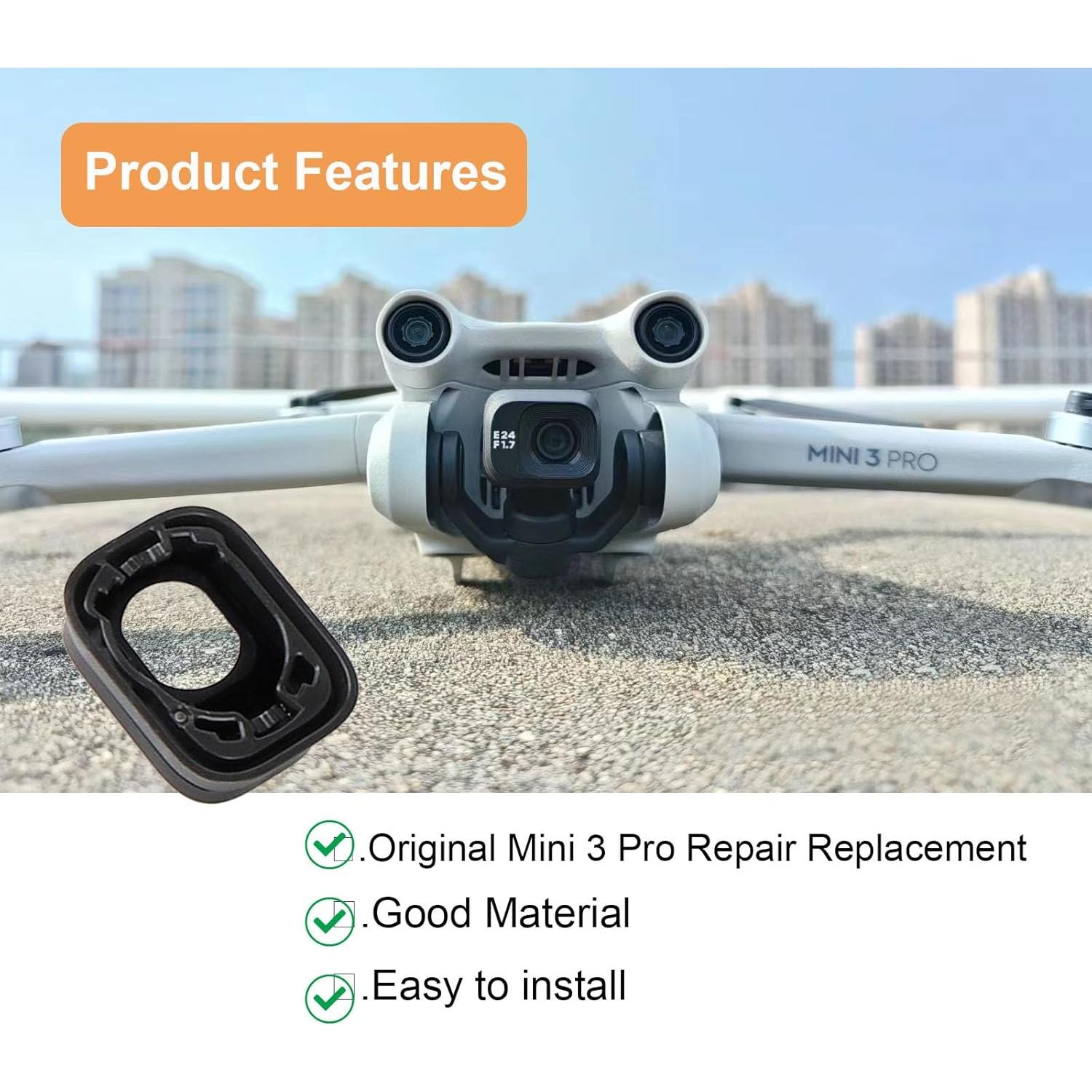 Repuesto Cubierta Marco Cámara Gimbal DJI Mini 3 Pro - 2 Pcs